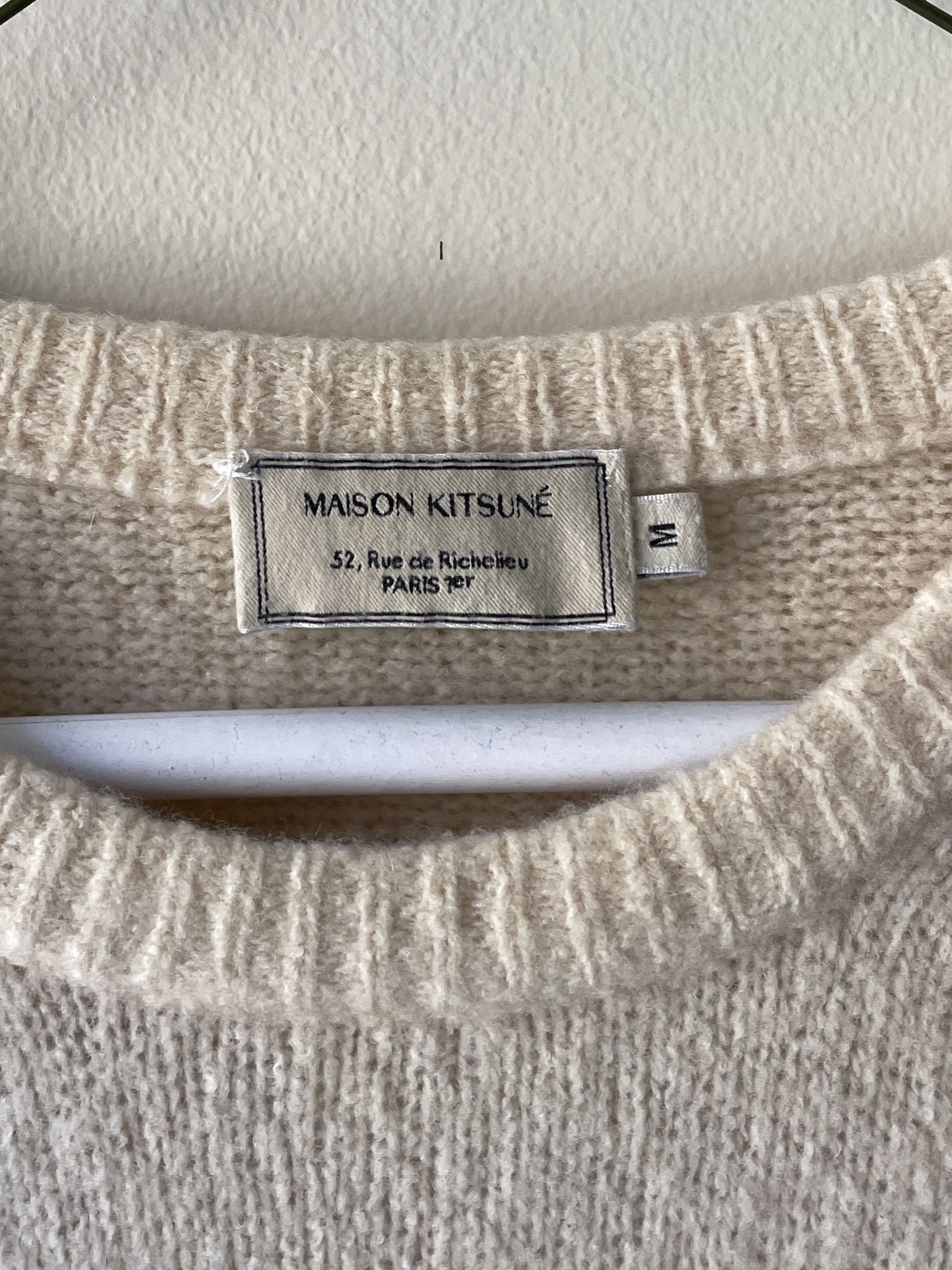 Maison Kitsune Color-block fox head pullover Size US M / EU 48-50 / 2 - 2 Thumbnail