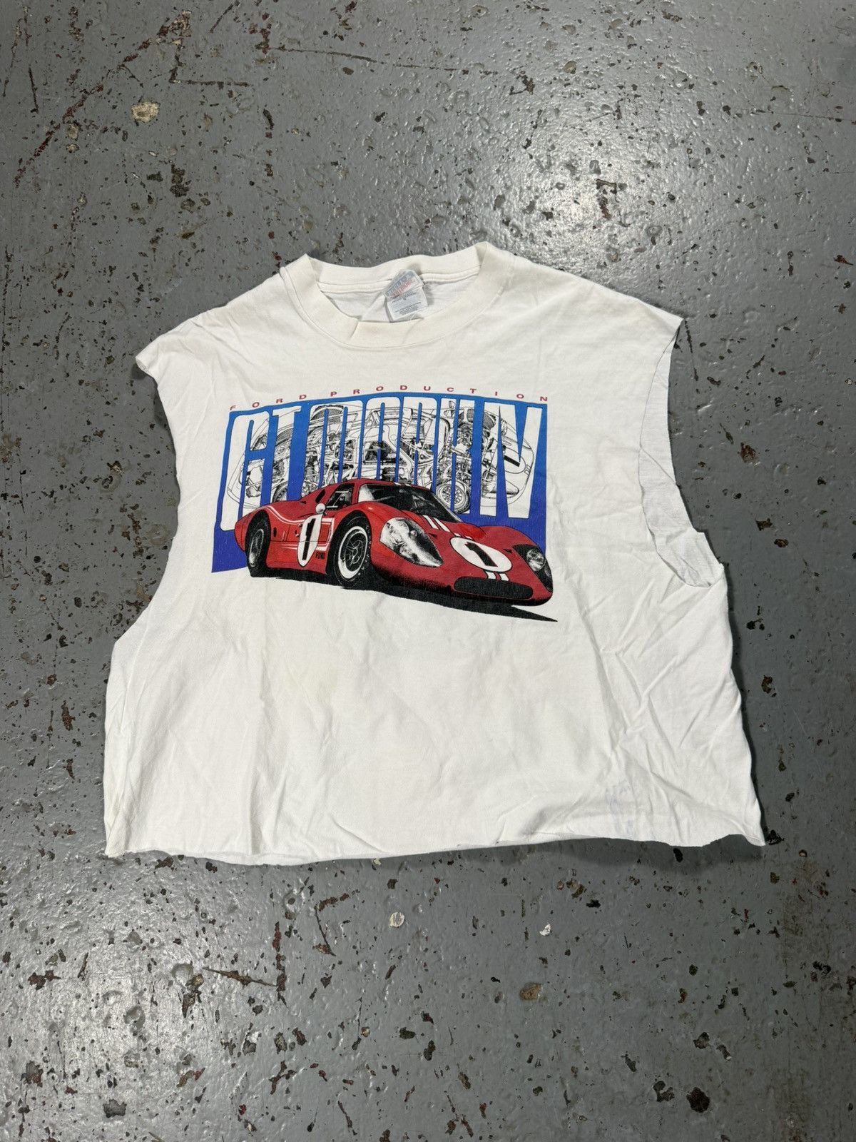 Ford Vintage Distressed Ford Racing Cutoff Shirt Size US M / EU 48-50 / 2 - 3 Thumbnail