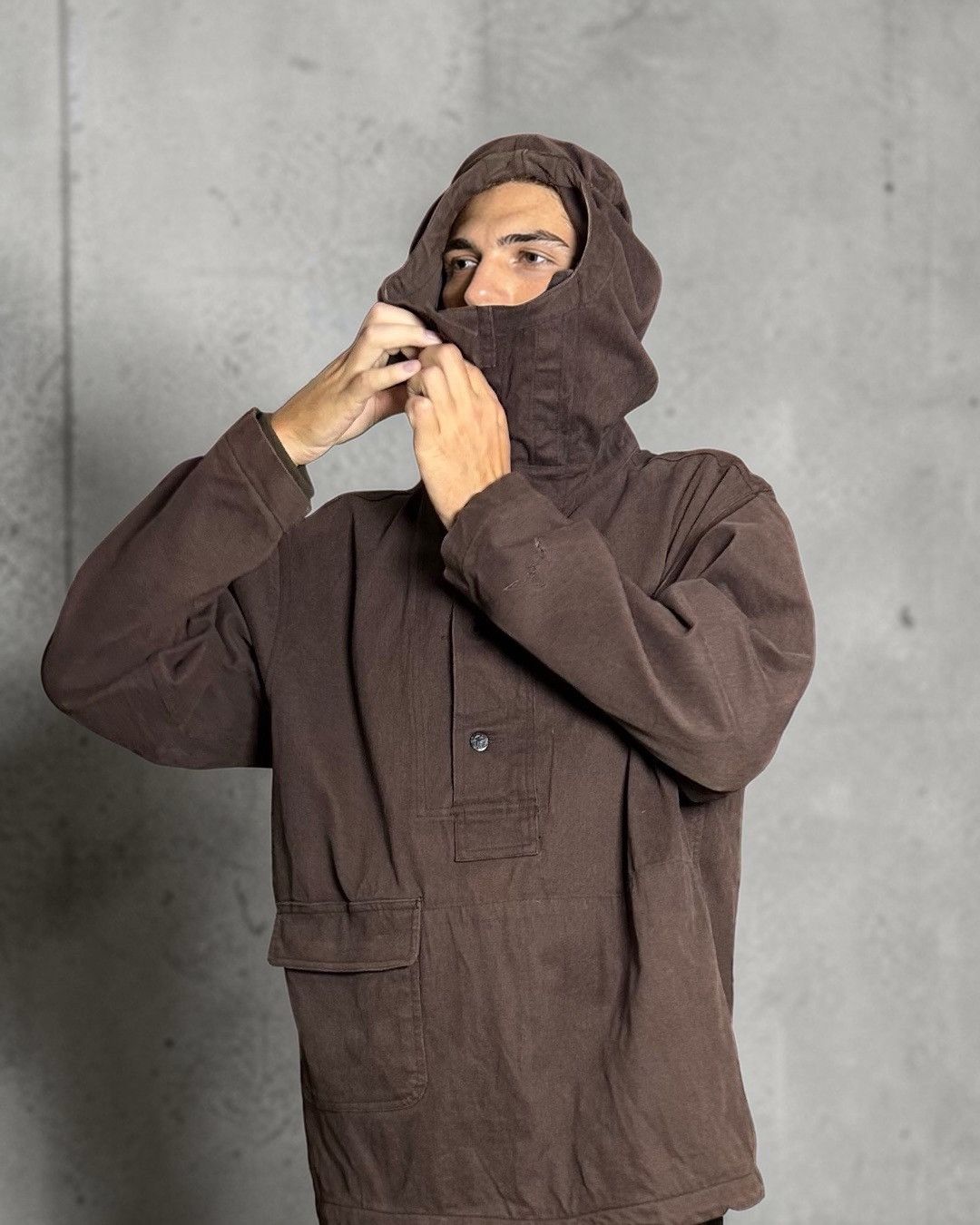Number (N)ine Number (N)ine BRTH:BREATH Hemp Anti-Gas Smock Anorak Size US L / EU 52-54 / 3 - 9 Thumbnail