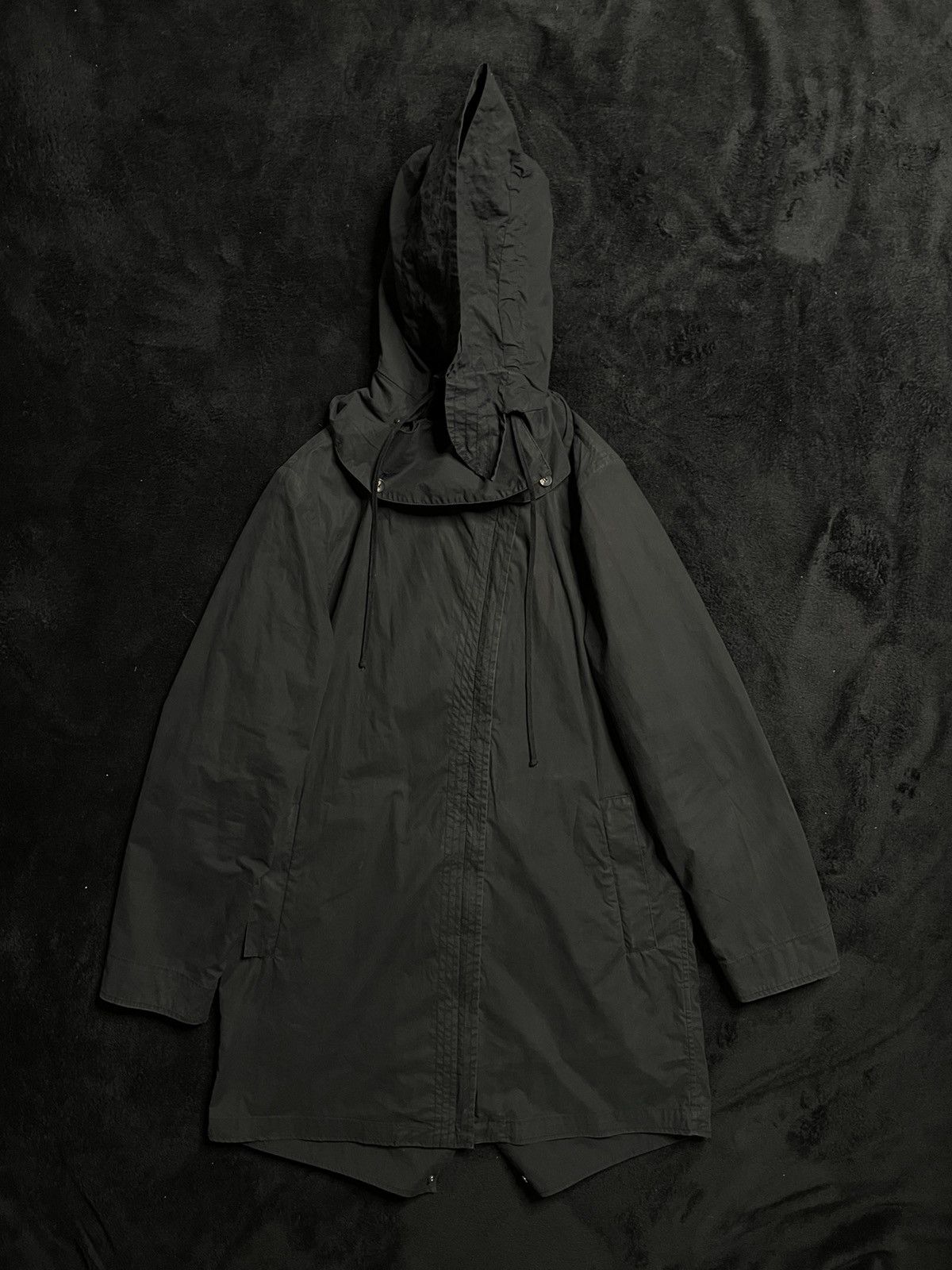 Helmut Lang Vintage Helmut Lang Nylon Overcoat Jacket Unisex Size S Size S / US 4 / IT 40 - 1 Thumbnail