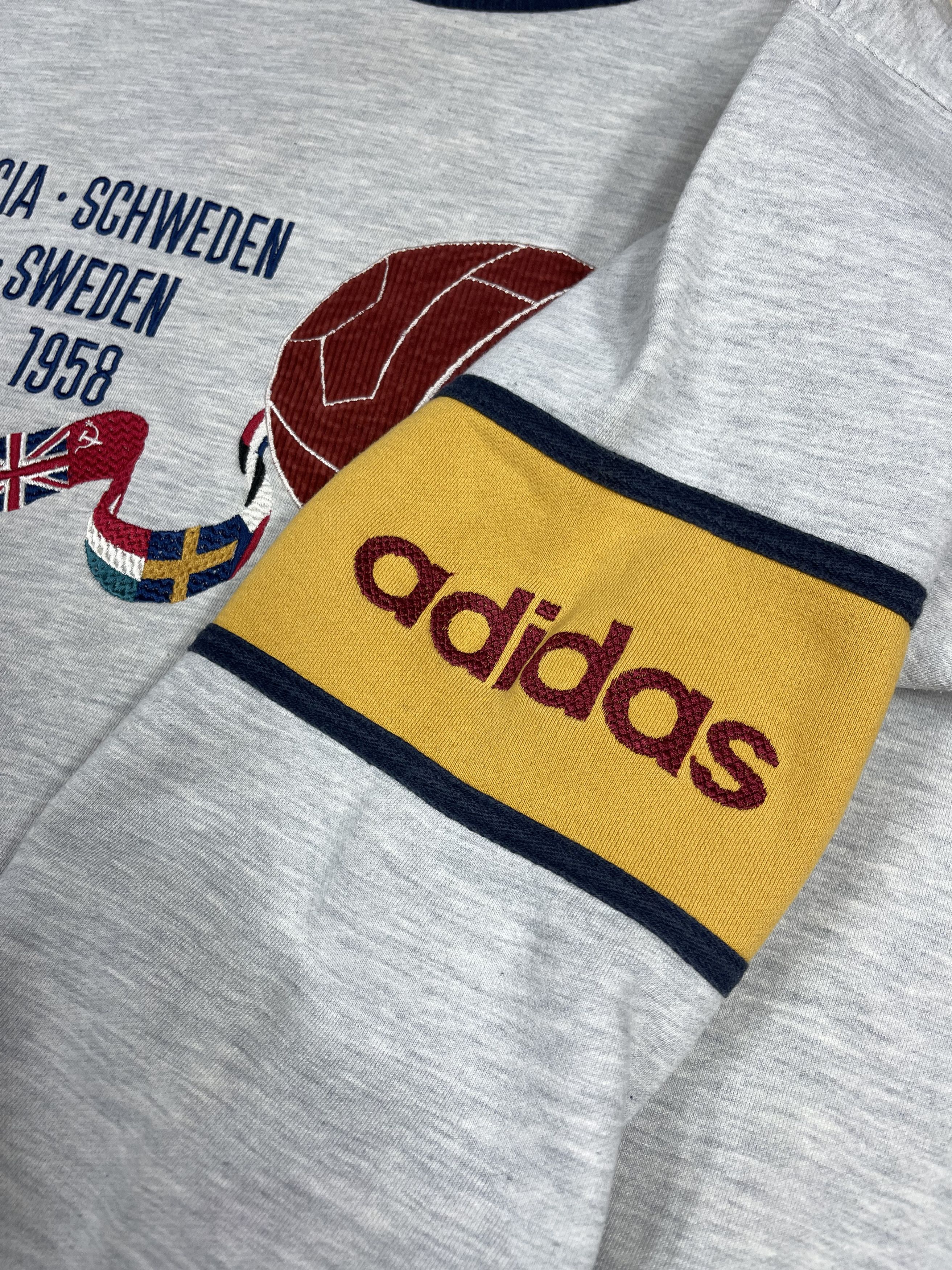 Adidas Adidas Sweatshirt Sweden 1958 FIFA World Cup Jules Rimet Size US M / EU 48-50 / 2 - 4 Thumbnail