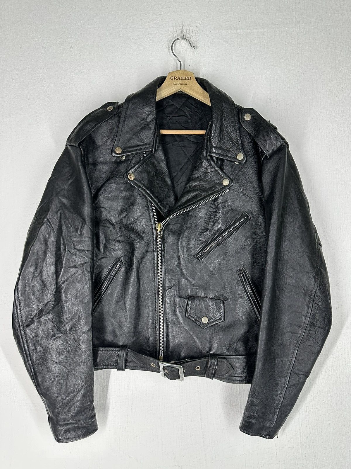 Harley Davidson 80’s Vtg Leather Jacket Harley Davidson Double Riders ...