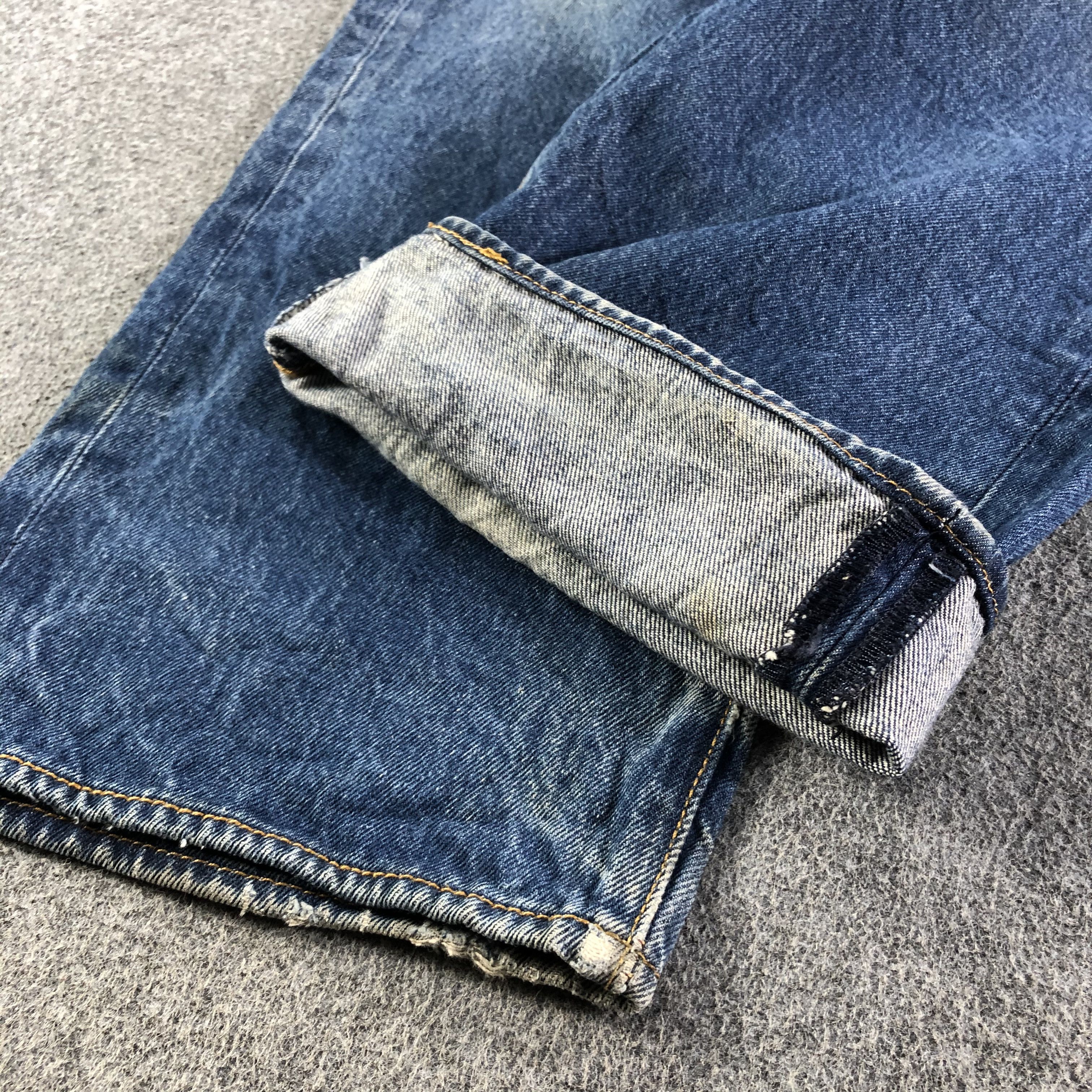 Levi's Vintage Blue Wash Levis 501 Jeans-J3072 Size US 41 - 7 Thumbnail