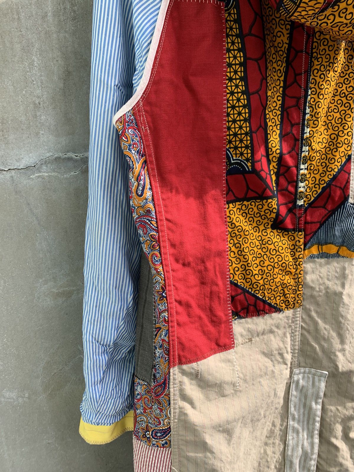 Junya Watanabe SS16 RUNWAY Patchwork Reversible Double Breasted Coat Size US S / EU 44-46 / 1 - 11 Thumbnail