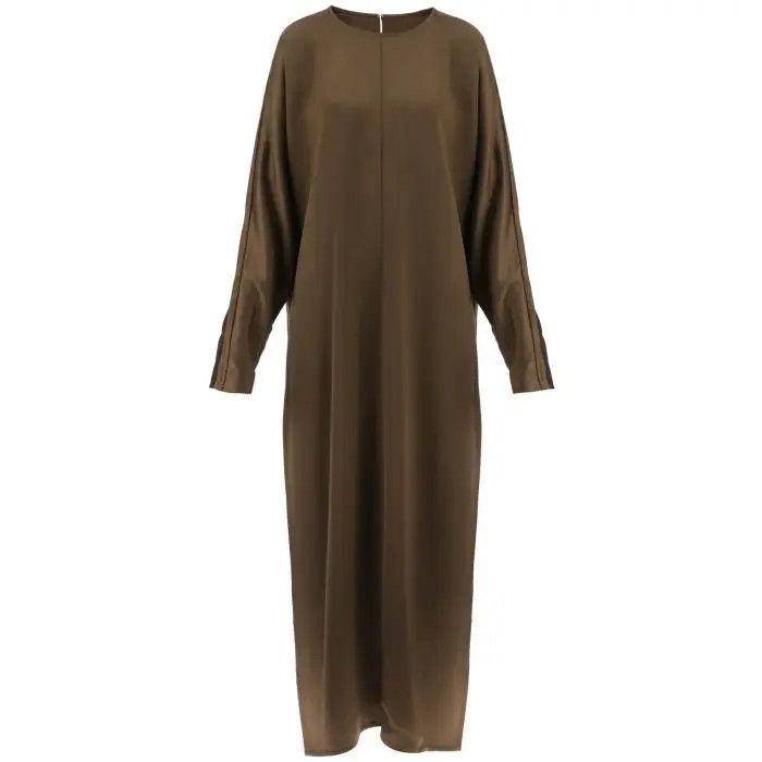 image of By Malene Birger O1S22I1N0424 Odelle Long Dress In Brown, Women's (Size XS)