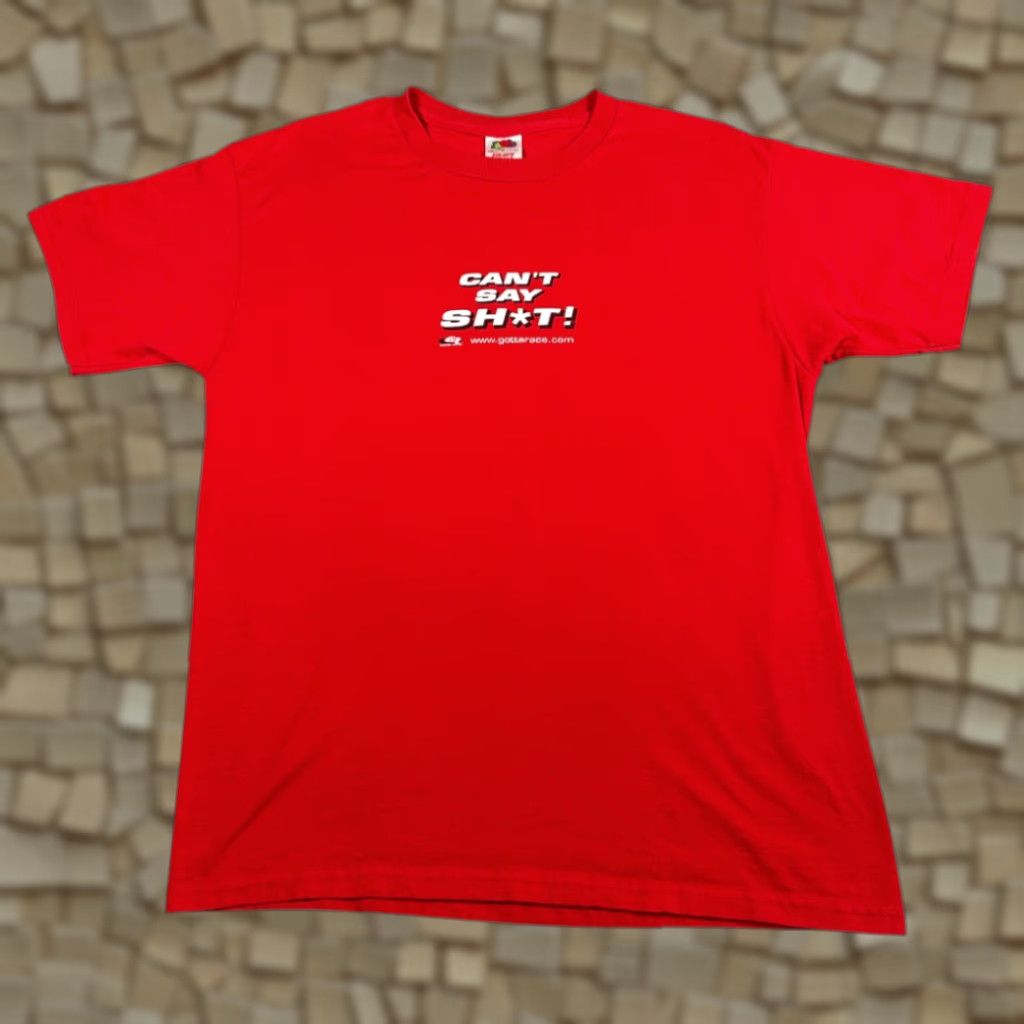 Delta VINTAGE Gotta Race Shirt Adult LARGE Red Cant Say Sht Funny Auto Trackside Y2K Shirt Men's Blue Size US L / EU 52-54 / 3 - 1 Thumbnail