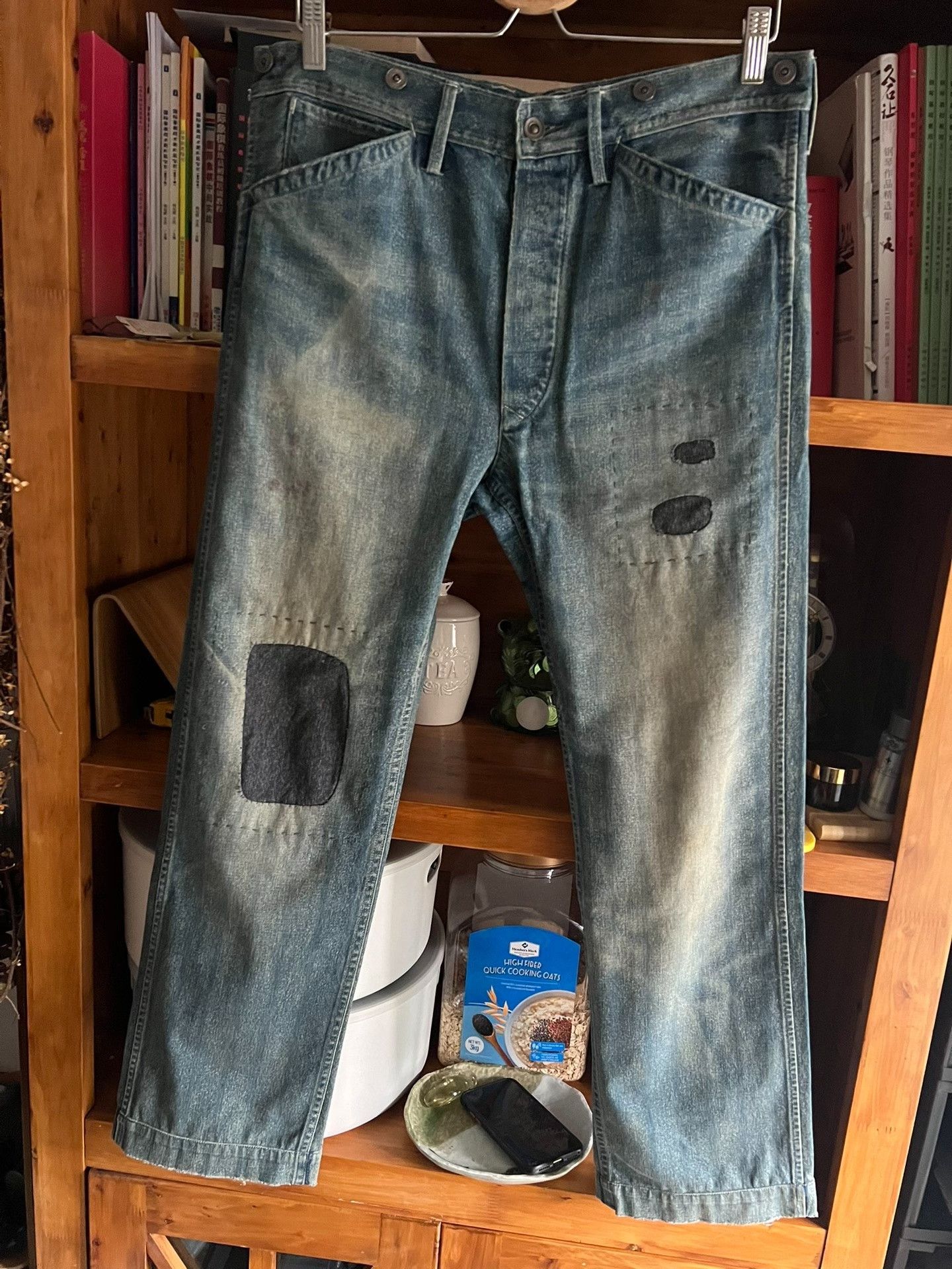 RRL Ralph Lauren RRL Double RL Railway Worker Patch Work Pants Size US 32 / EU 48 - 3 Thumbnail