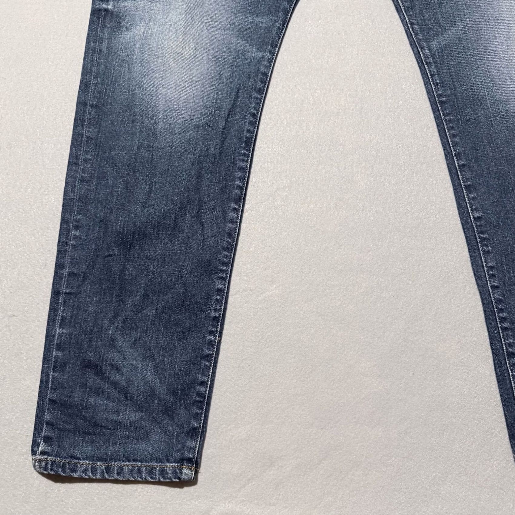 Diesel Diesel Jeans Mens Blue Denim Stretch Mid Rise Slim Fit Straight - 40x31 - D-Strukt - 5-Pocket Design - Button Zip - City Classic Size US 40 / EU 56 - 5 Thumbnail