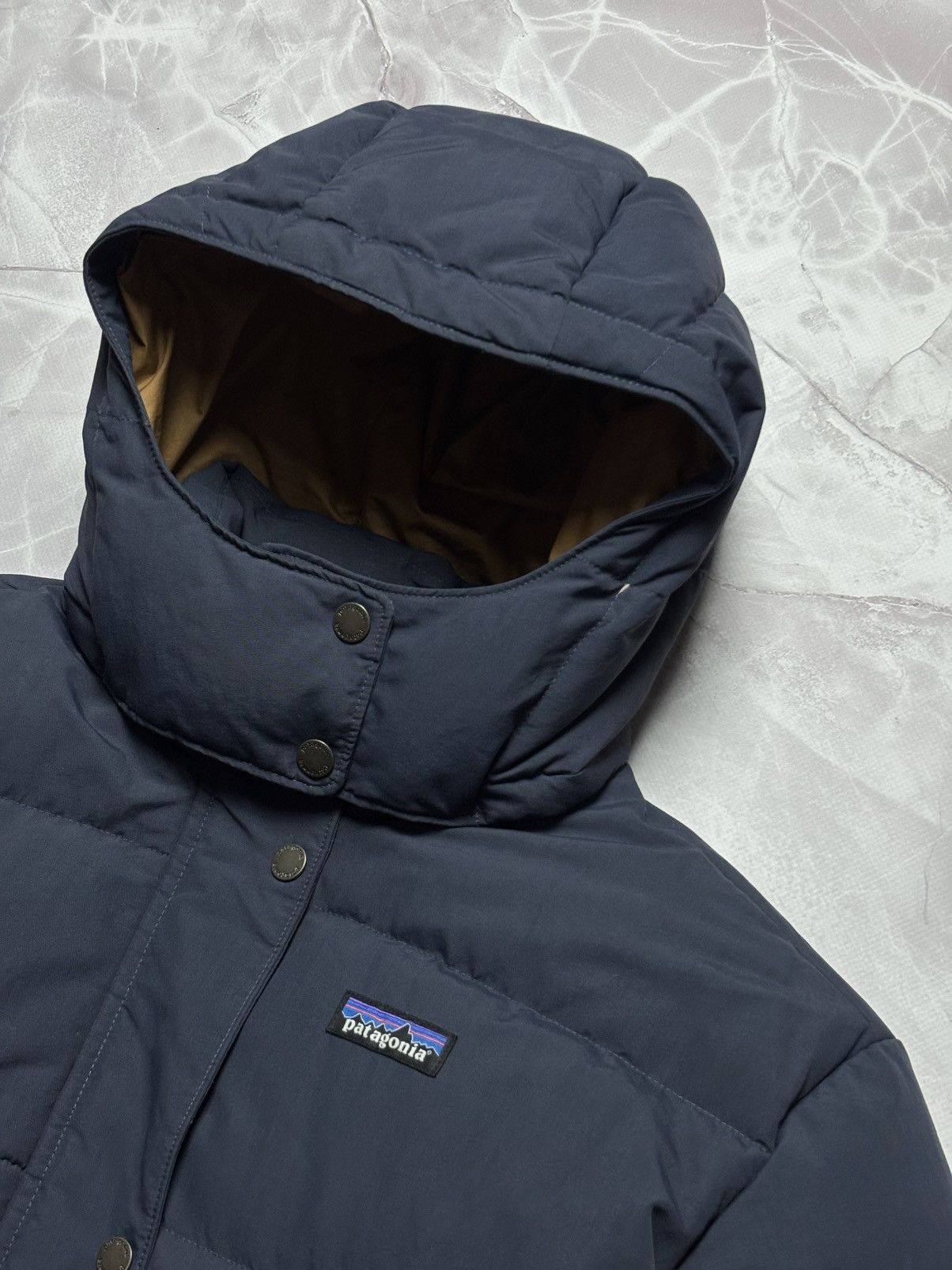 Patagonia Patagonia Women Downdrift Parka Puffer Jacket Smolder Blue S Size S / US 4 / IT 40 - 4 Thumbnail