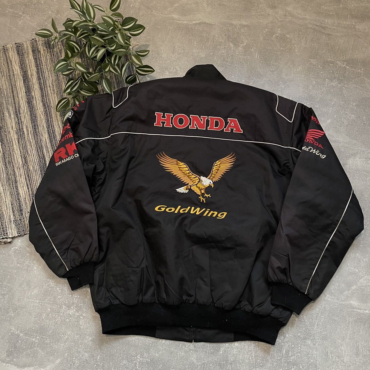 MOTO RACING Honda Y2K JAPAN JACKET 90s Marlboro bomber