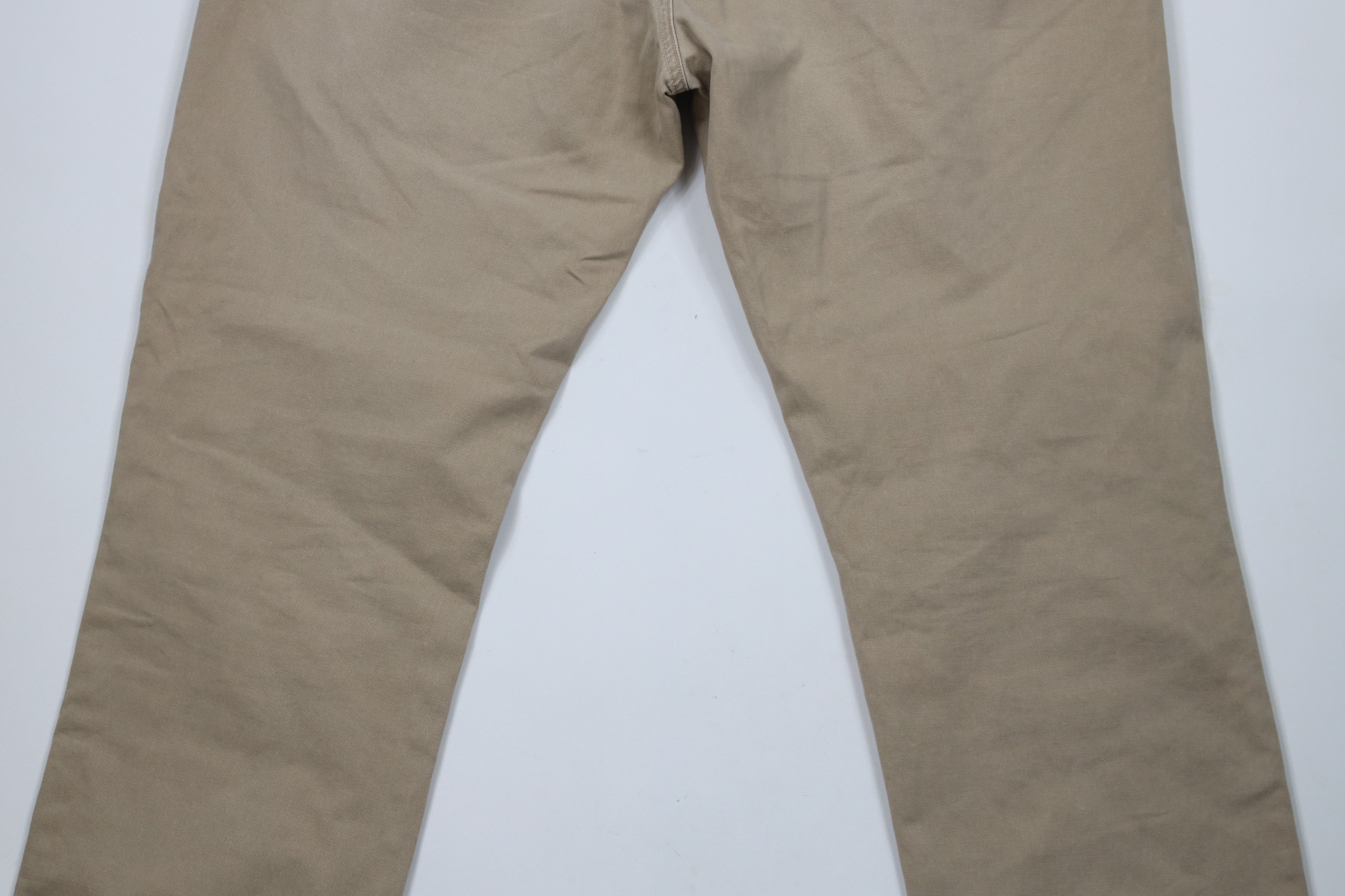 Ralph Lauren × Vintage Vintage 90s Ralph Lauren Fit Distressed Wide Leg Chino Pants Size US 40 / EU 56 - 12 Thumbnail