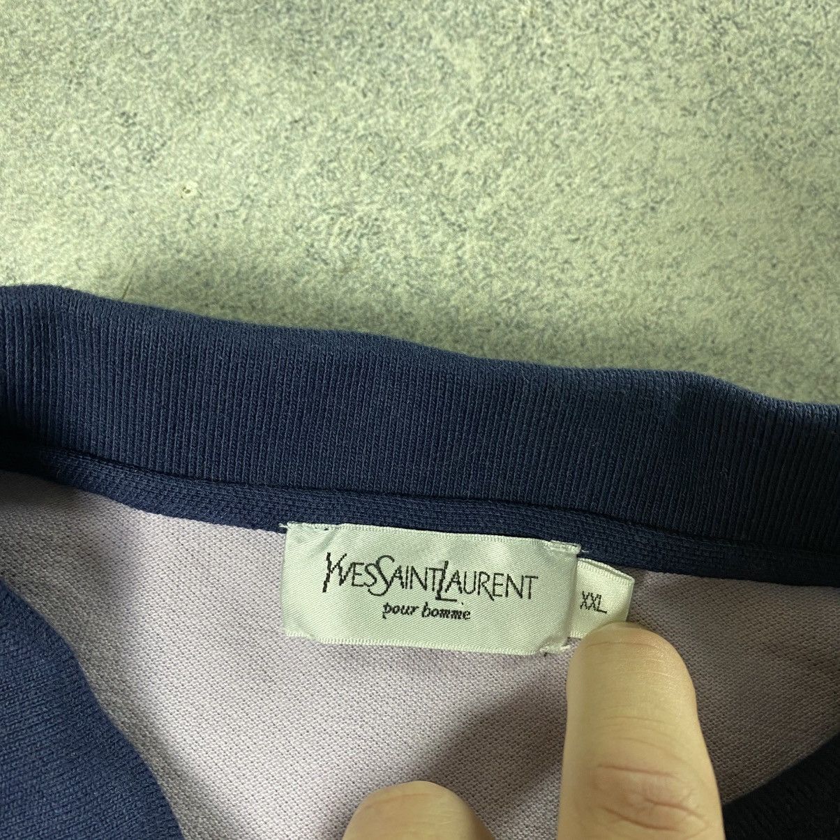 Vintage Yves Saint Laurent Polo T-shirt Vintage Size US XXL / EU 58 / 5 - 7 Thumbnail