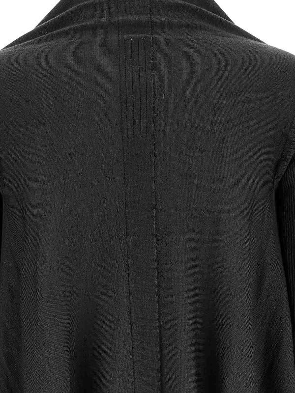 Rick Owens o1y0126 Cardigan in Black Size S / US 4 / IT 40 - 4 Thumbnail