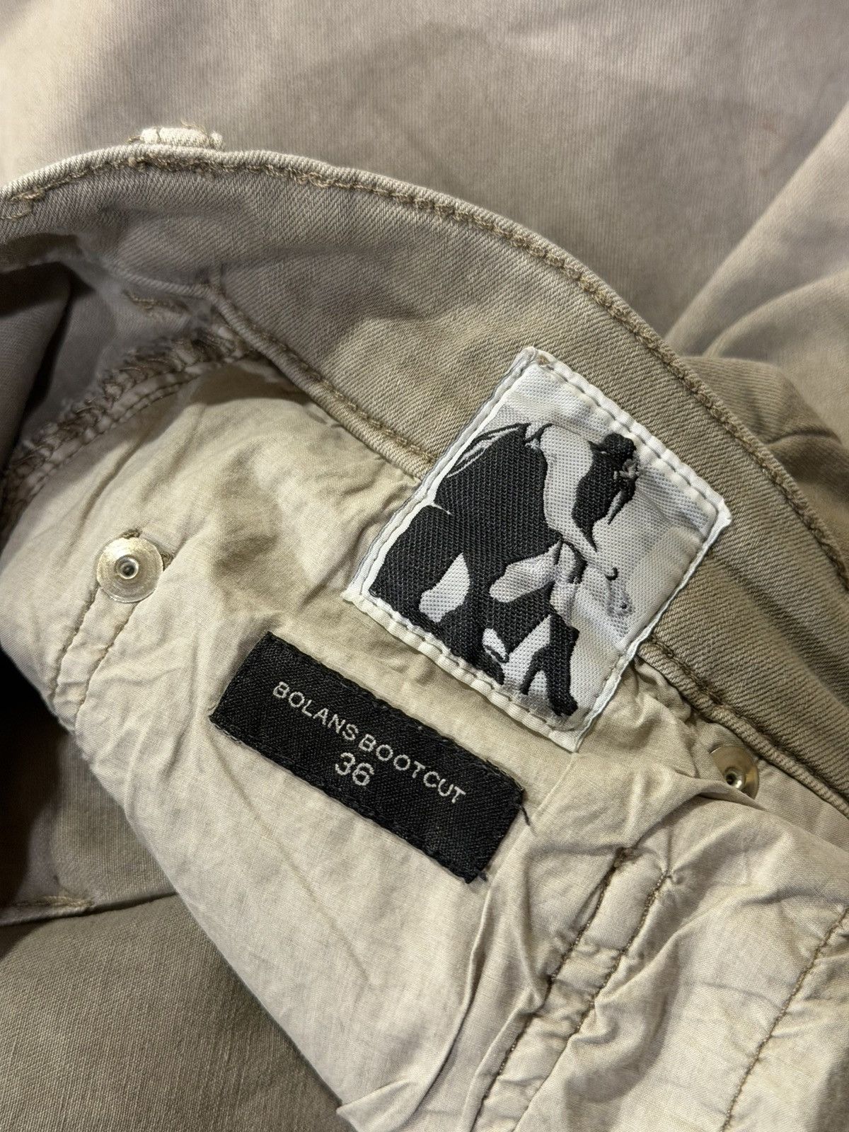 Rick Owens Drkshdw Rick Owens Drkshdw Dust Bolan Bootcut Gray Flare Denim Jeans Size US 36 / EU 52 - 14 Thumbnail