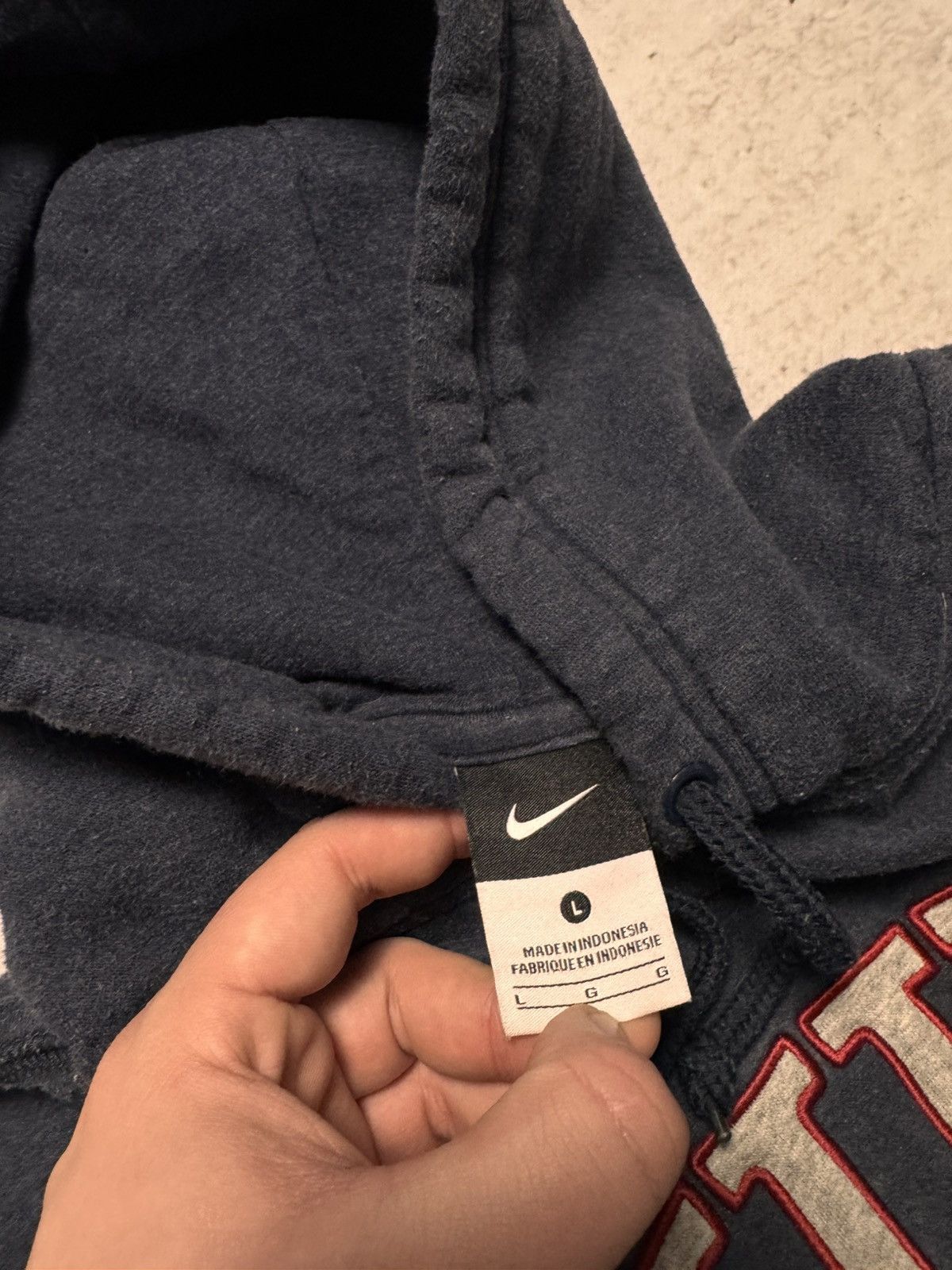 Nike × Vintage NIKE VINTAGE CENTER LOGO OVERSIZE BOXY HOODIE Size US L / EU 52-54 / 3 - 5 Thumbnail