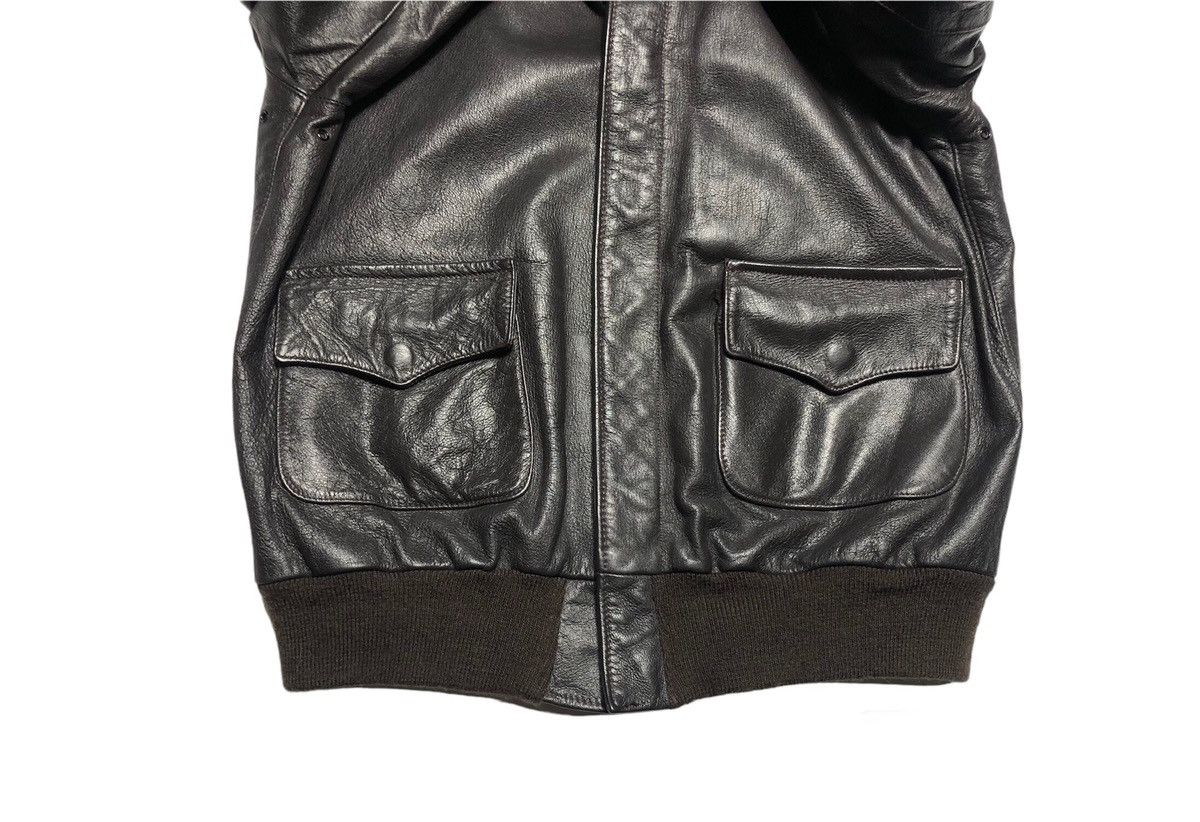 Other Vintage US A-2 army flyers leather jacket Size US M / EU 48-50 / 2 - 5 Thumbnail