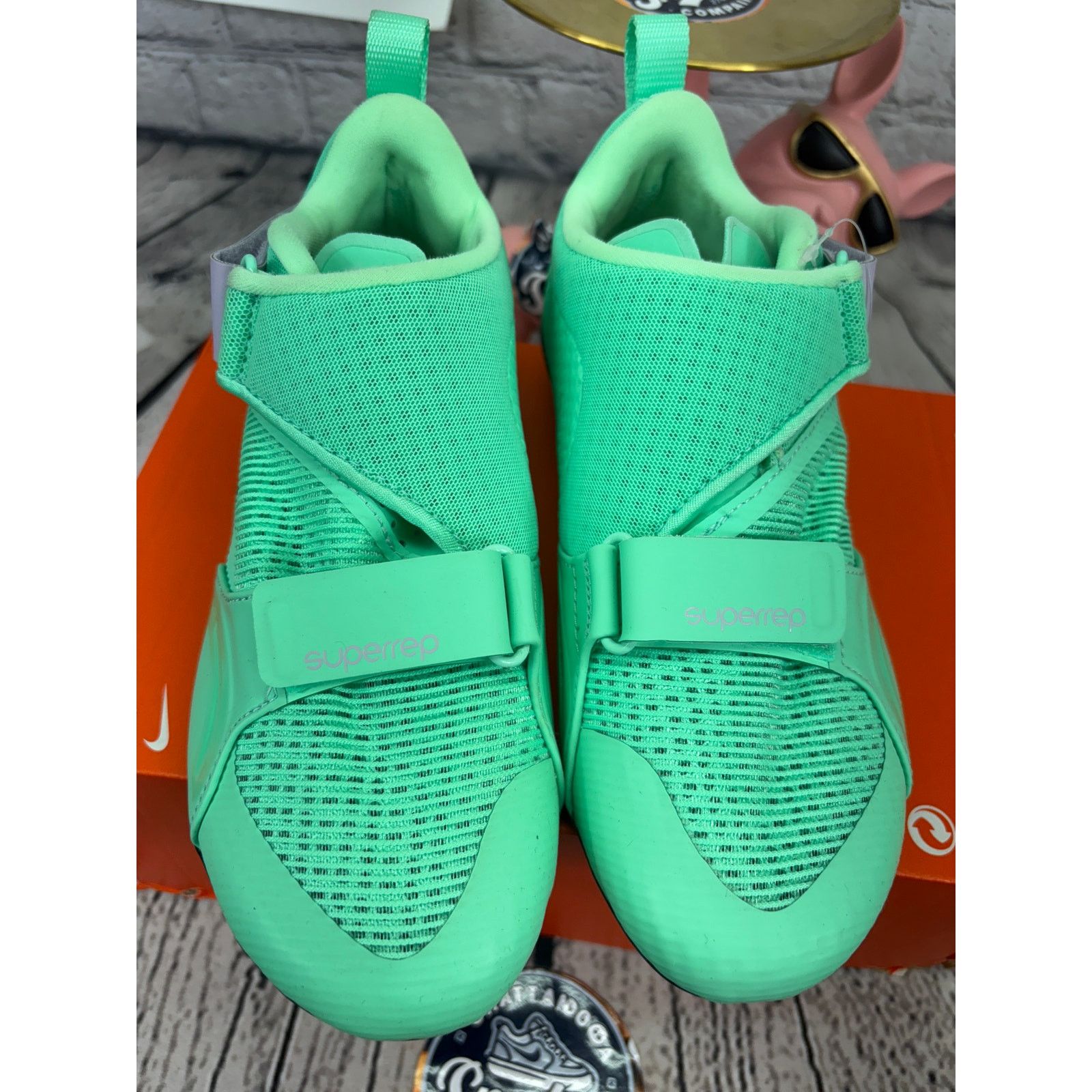 Nike Nike SuperRep Cycle Shoes Womens 6 Green Indoor Gym Workout Size US 6 / IT 36 - 2 Thumbnail
