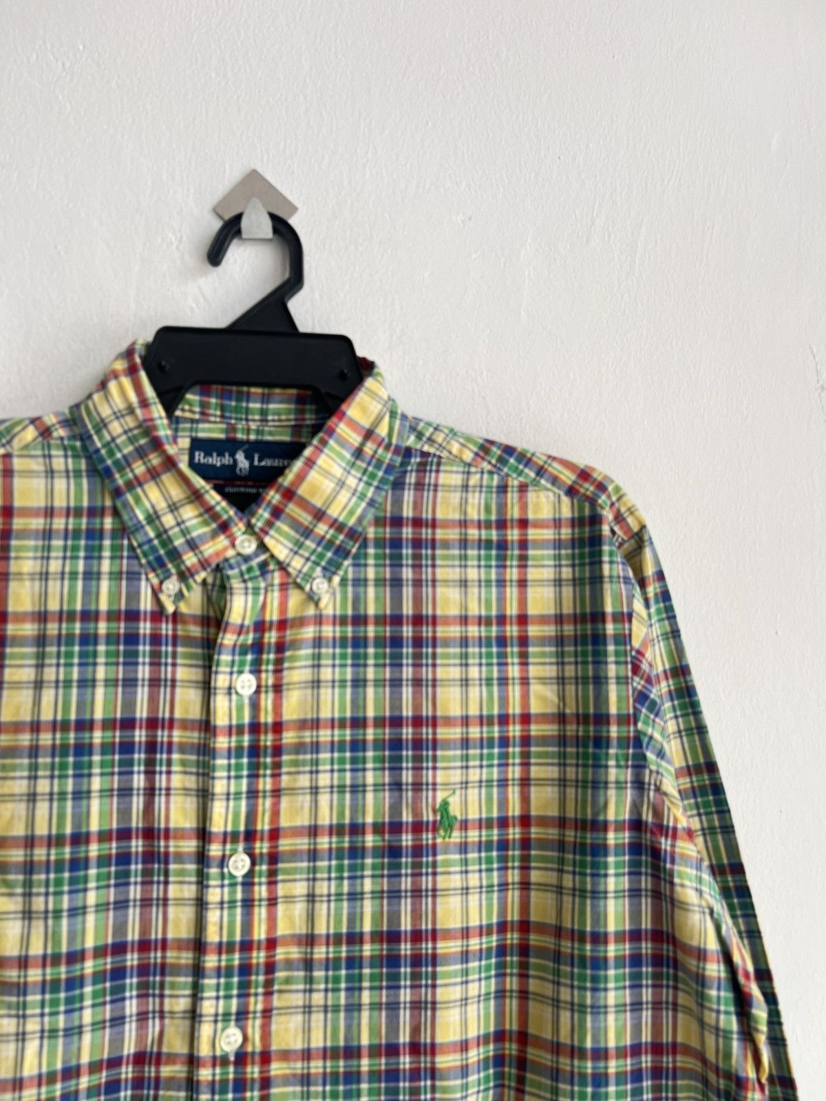 Polo Ralph Lauren RARE Polo Ralph Lauren Indian Madras Custom Fit Oxford Shirt Size US L / EU 52-54 / 3 - 1 Thumbnail