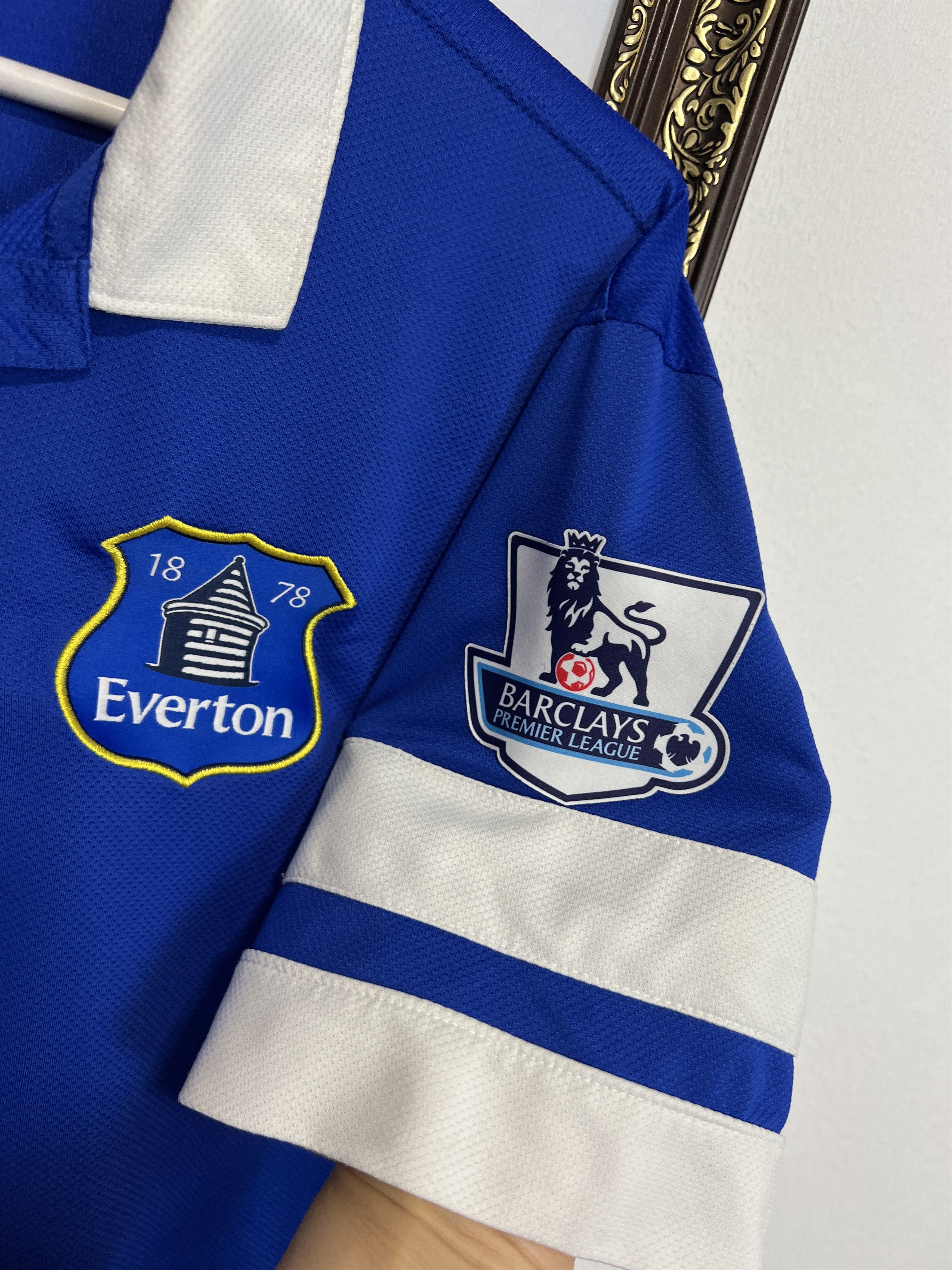 Nike Everton Home football shirt Soccer #3 Baines Jersey Trikot Size US M / EU 48-50 / 2 - 5 Thumbnail