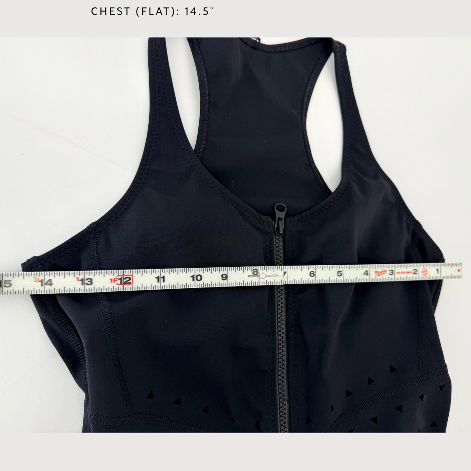 Other Gigi C Hunter Jumpsuit Black Activewear Zip Front S Size 28" / US 6 / IT 42 - 5 Thumbnail