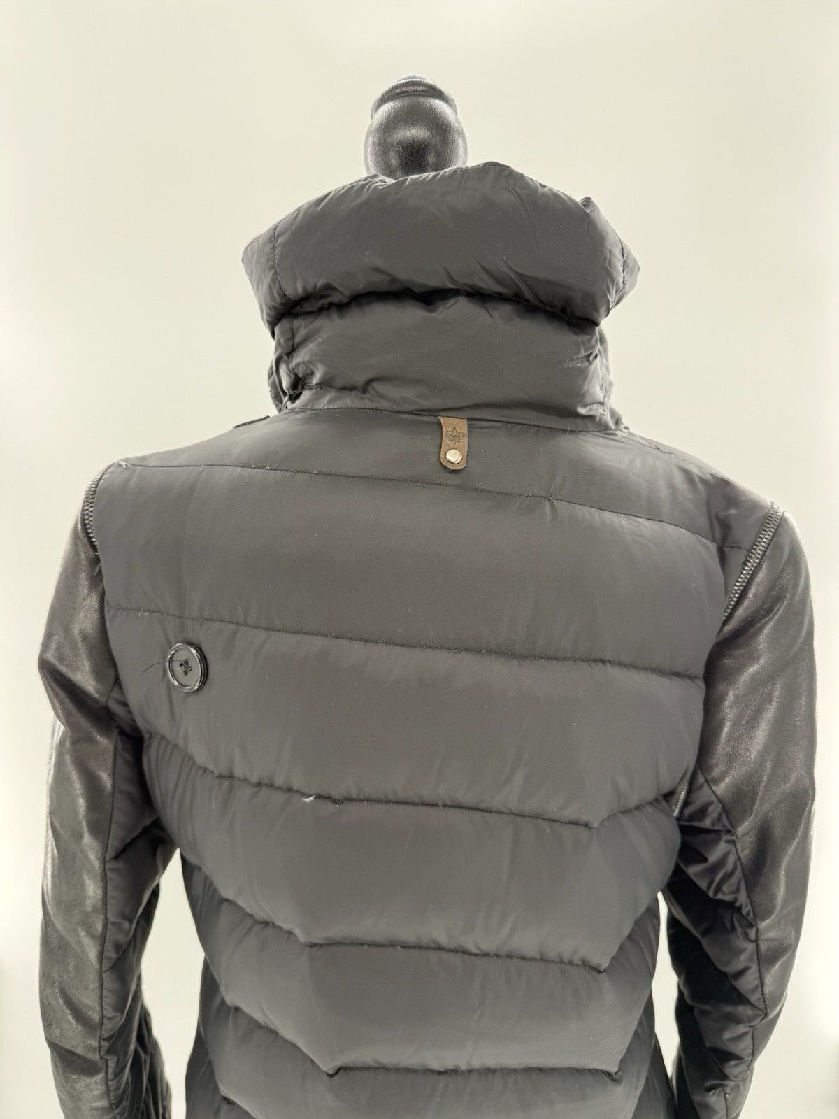 Mackage Womens Mackage Black Asymmetrical Zip Down Puffer Jacket Med Size M / US 6-8 / IT 42-44 - 6 Thumbnail