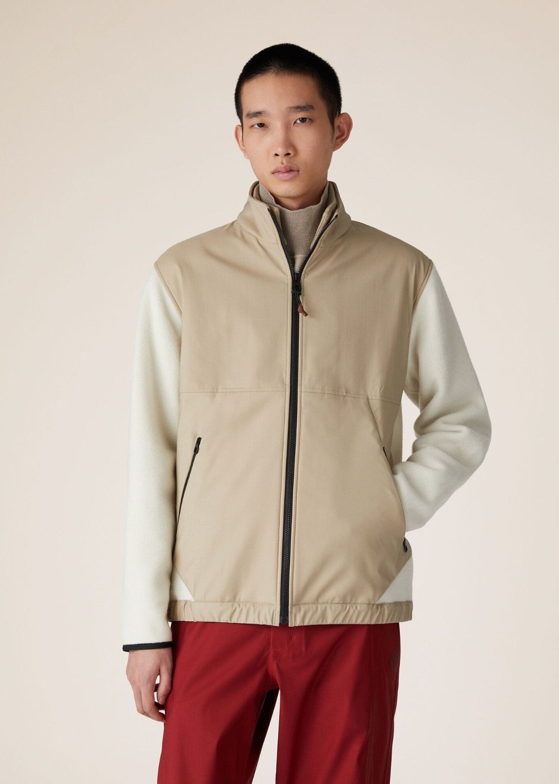 Loro Piana o1srvl11e1224 Cashmere Jersey Meribel Bomber Jacket Size US XL / EU 56 / 4 - 1 Thumbnail