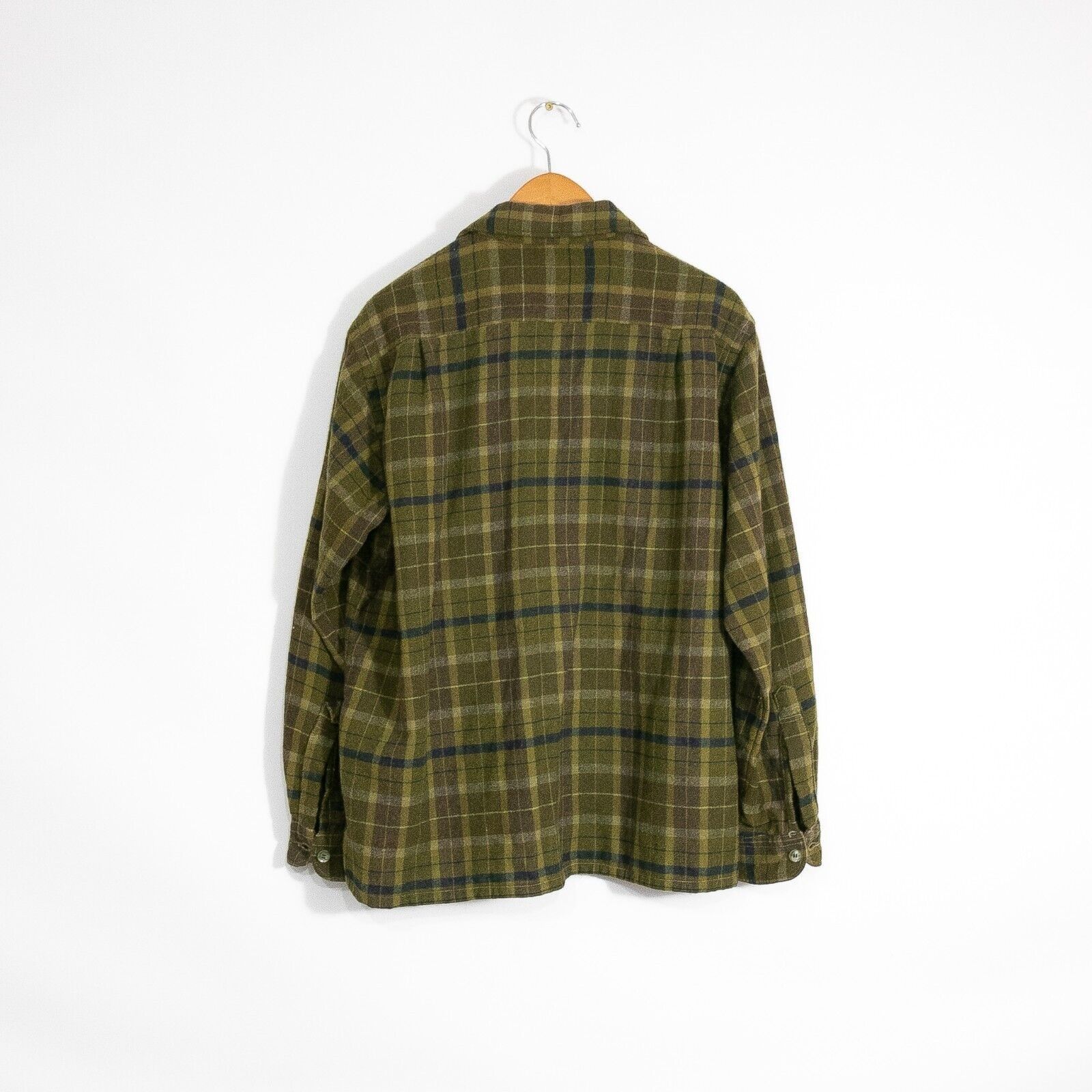 Sears × Vintage Vintage Sears Wool Button Up Shirt XL Long Sleeve Distressed Size US XL / EU 56 / 4 - 8 Thumbnail