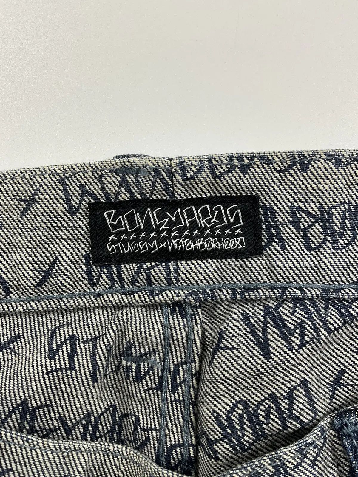 Neighborhood × Stussy Stussy x Neighborhood "Boneyards" Savage Level 3 jeans Size US 30 / EU 46 - 10 Thumbnail
