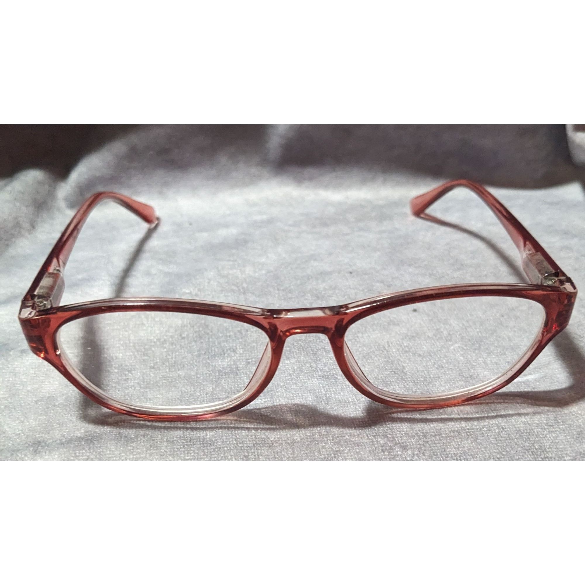 Other ABS Pink Translucent Retro Reading GLasses Size ONE SIZE - 1 Thumbnail