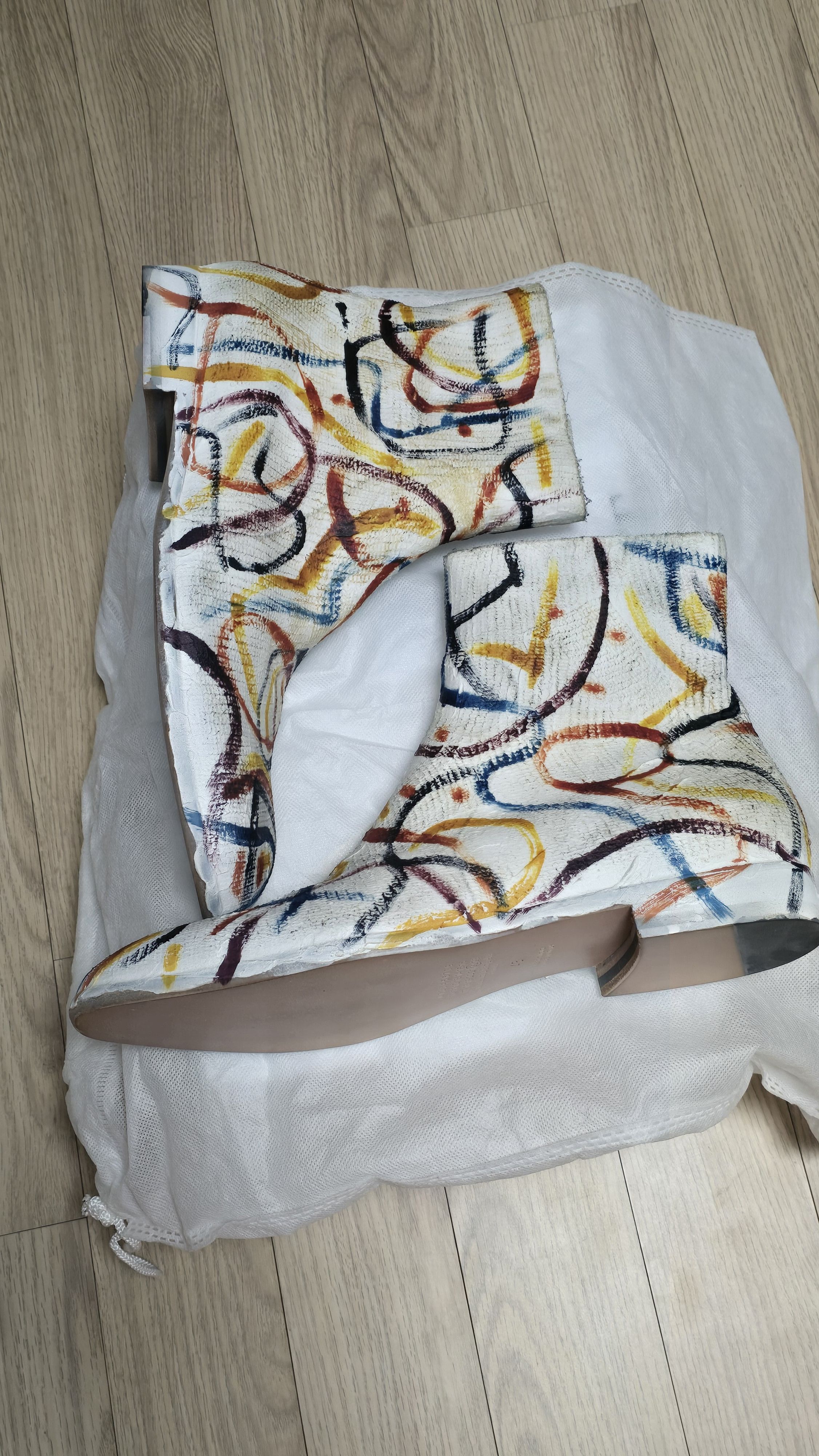 Maison Margiela maison margiela hand painted boots Size US 10 / EU 43 - 2 Thumbnail