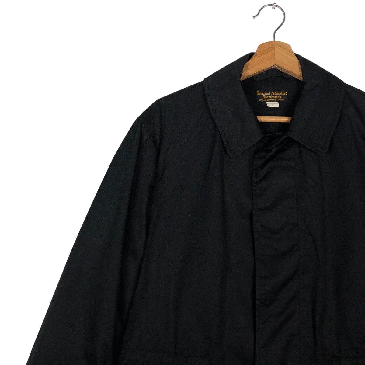 Issey Miyake 🔥Rich Black - Fly Coats Long Jacket Journal Standard Japan Size US M / EU 48-50 / 2 - 7 Thumbnail