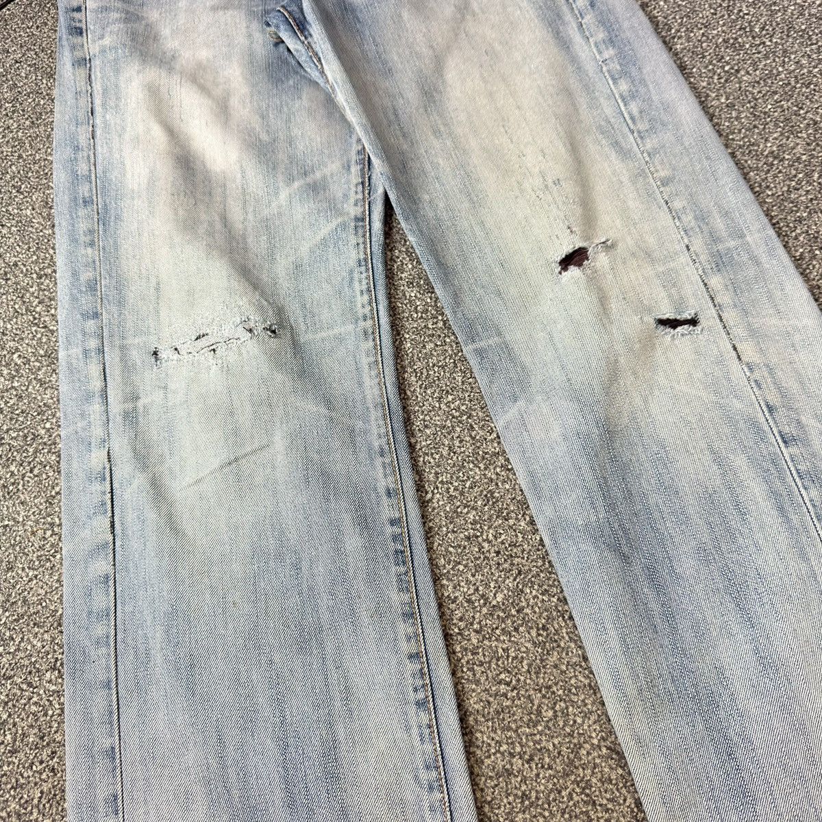 Edwin Vintage 90s Japanese Baggy Flared Edwin 503 Destroyed Size US 30 / EU 46 - 4 Thumbnail