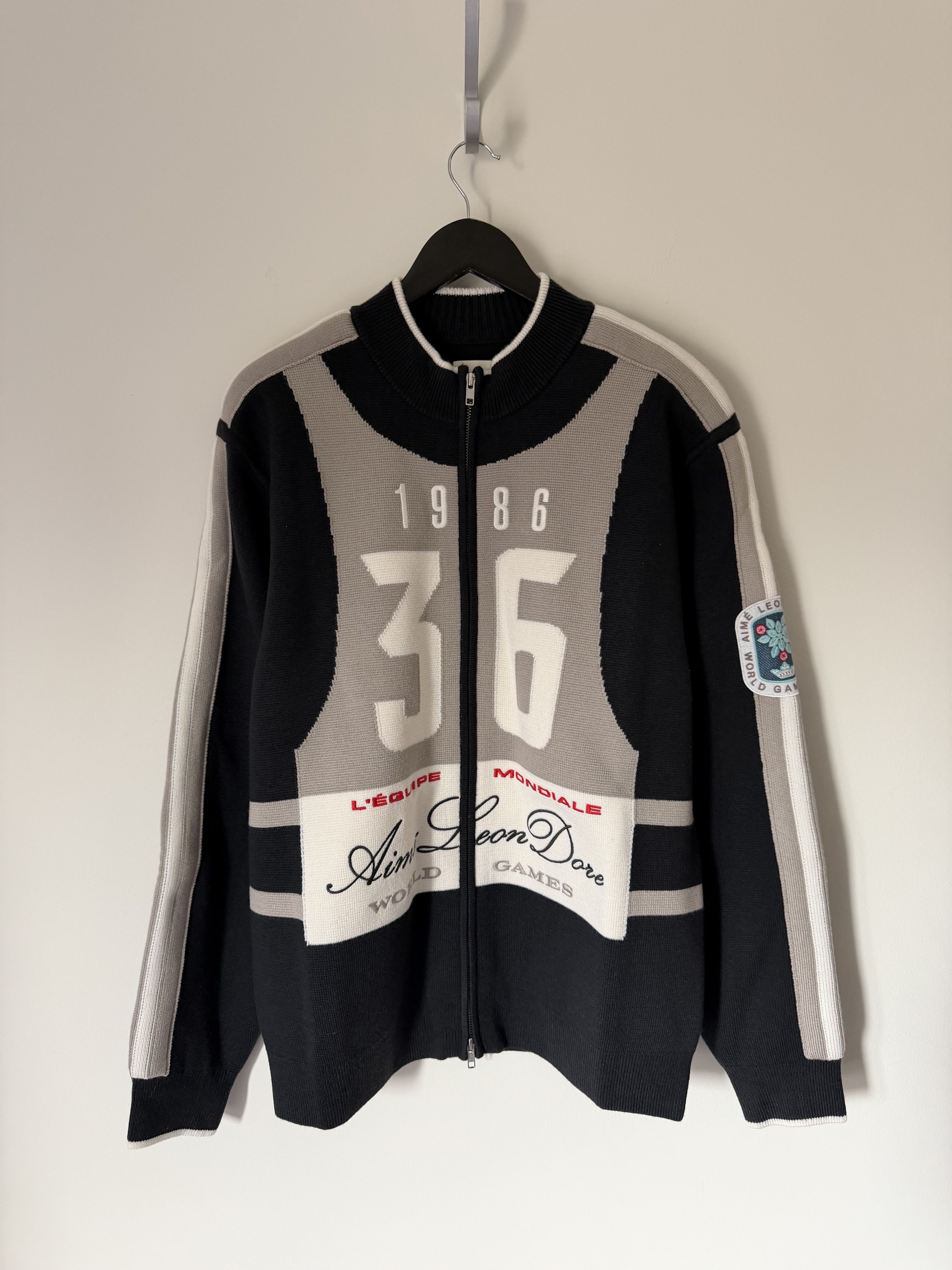 Aime Leon Dore Aime Leon Dore Full Zip Alpine Ski Sweater in Black Size US L / EU 52-54 / 3 - 1 Thumbnail