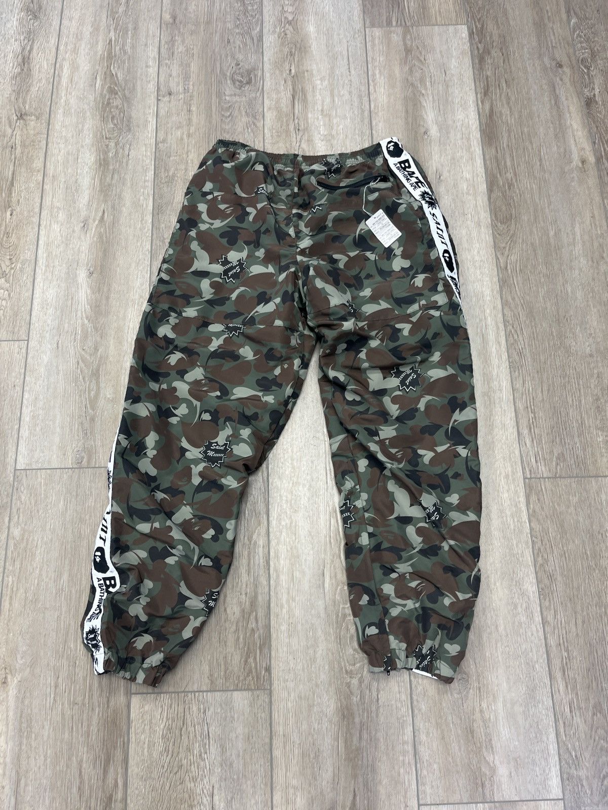 Bape × Saint Michael Saint Michael x Bape Camo Track Pants Size US 36 / EU 52 - 2 Thumbnail