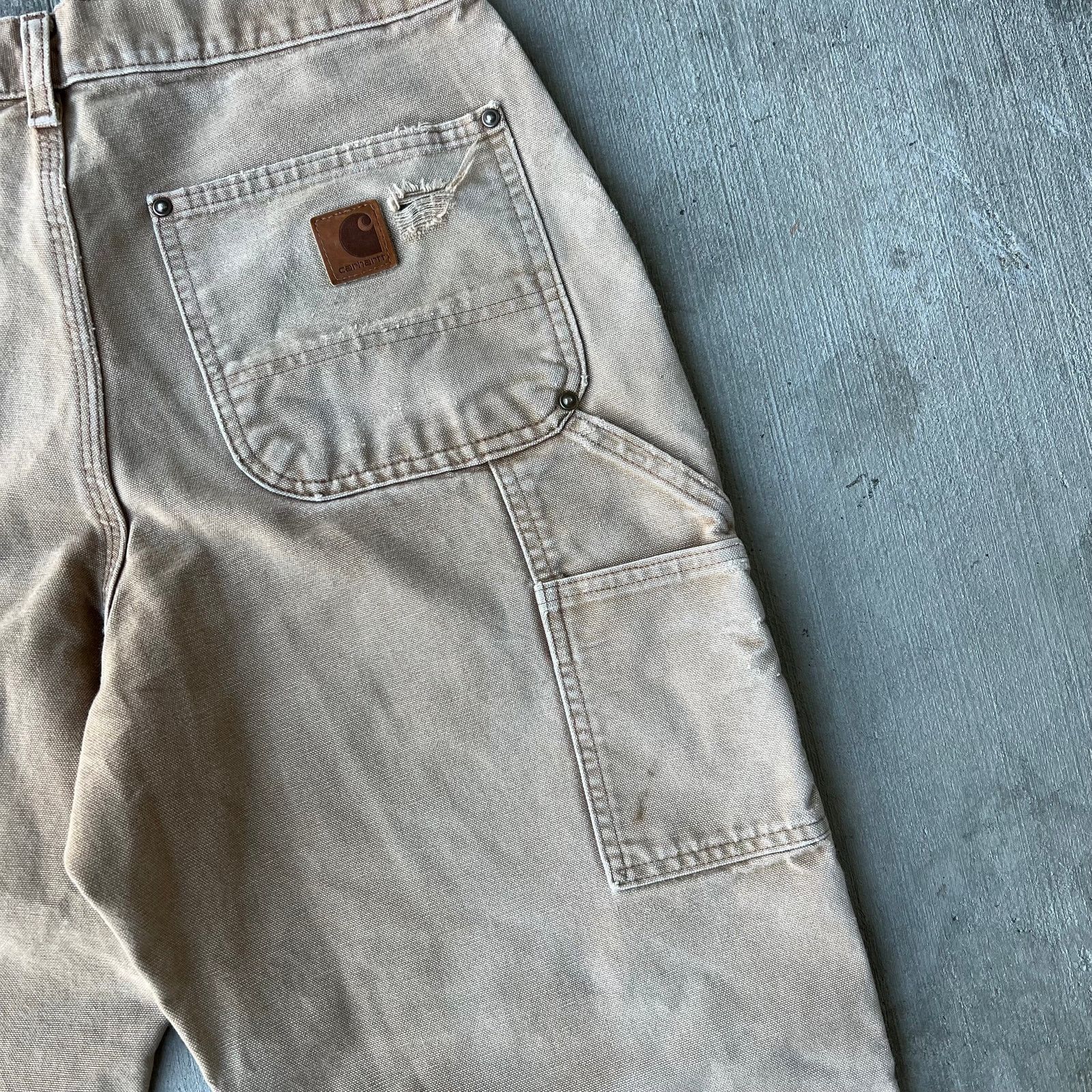 Carhartt × Vintage Carhartt brown double knee work wear carpenter pants Size US 29 - 12 Thumbnail