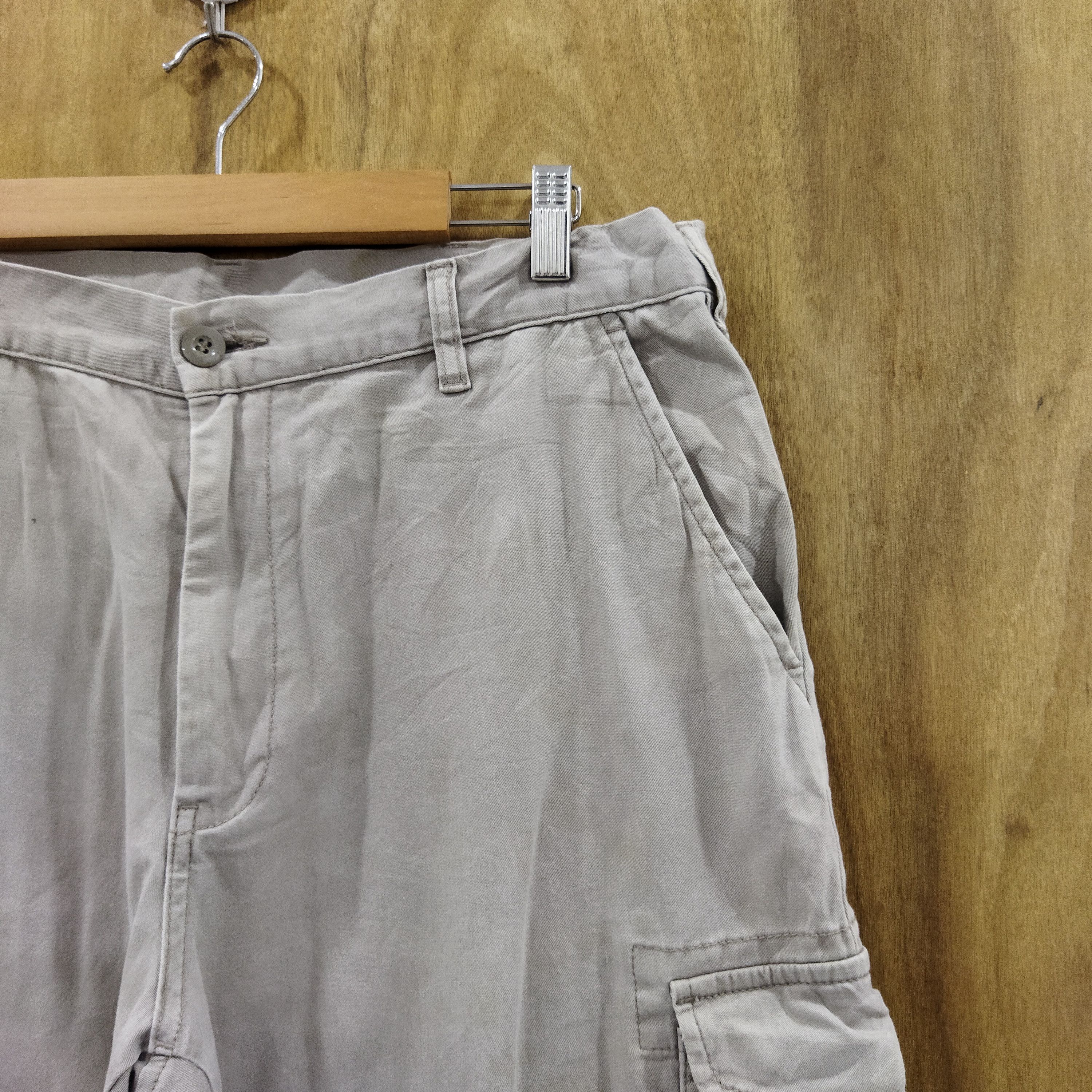 Japanese Brand TROY BROS GREY CARGO PANTS Size US 34 / EU 50 - 5 Thumbnail