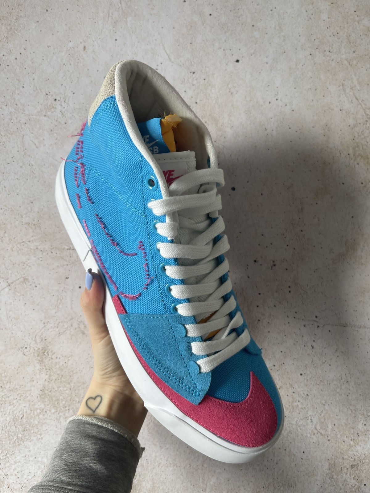 Nike Nike SB Zoom Blazer Mid Edge Hack Pack Blue Size US 9 / EU 42 - 3 Thumbnail