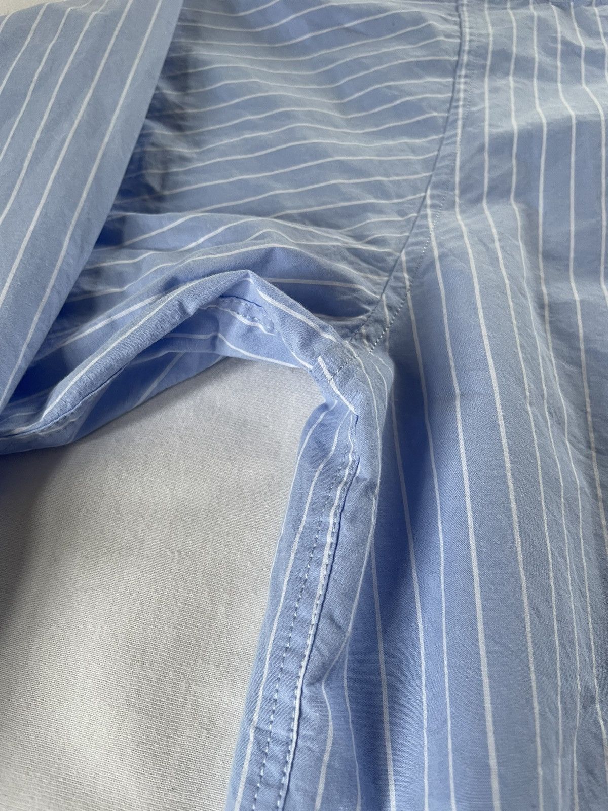 Stussy × Wales Bonner Stussy x Wales Bonner Poplin Shirt - FW25 Size 42L - 14 Thumbnail