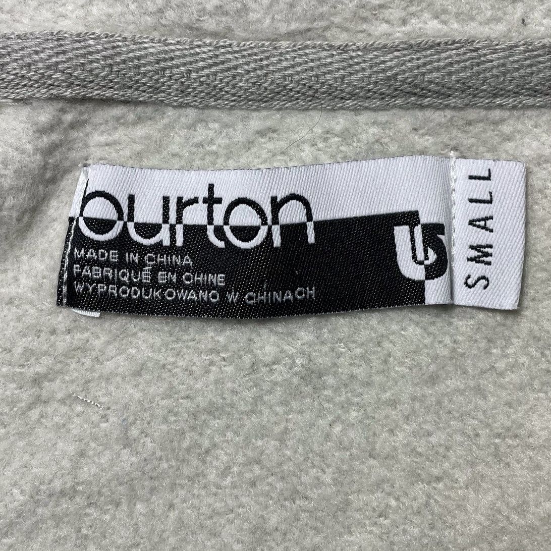 Burton Burton Full Zip Logo Hoodie Gray I Love Snow Size Small Size S / US 4 / IT 40 - 4 Thumbnail