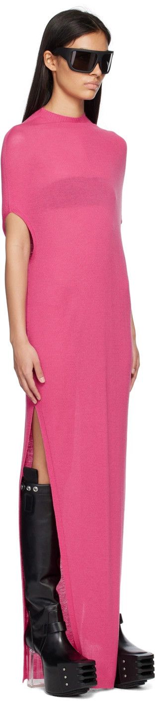 Rick Owens o1y0126 Maxi Dress in Fuchsia Size S / US 4 / IT 40 - 2 Thumbnail
