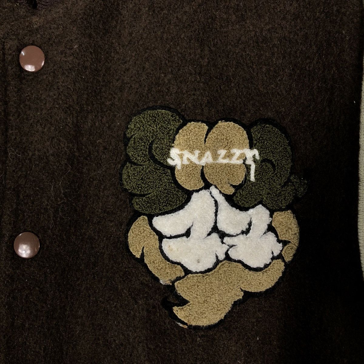 Japanese Brand 🔥 Vintage Varsity Bomber Jacket Snezzy Japan Big Logo Size US XL / EU 56 / 4 - 14 Thumbnail