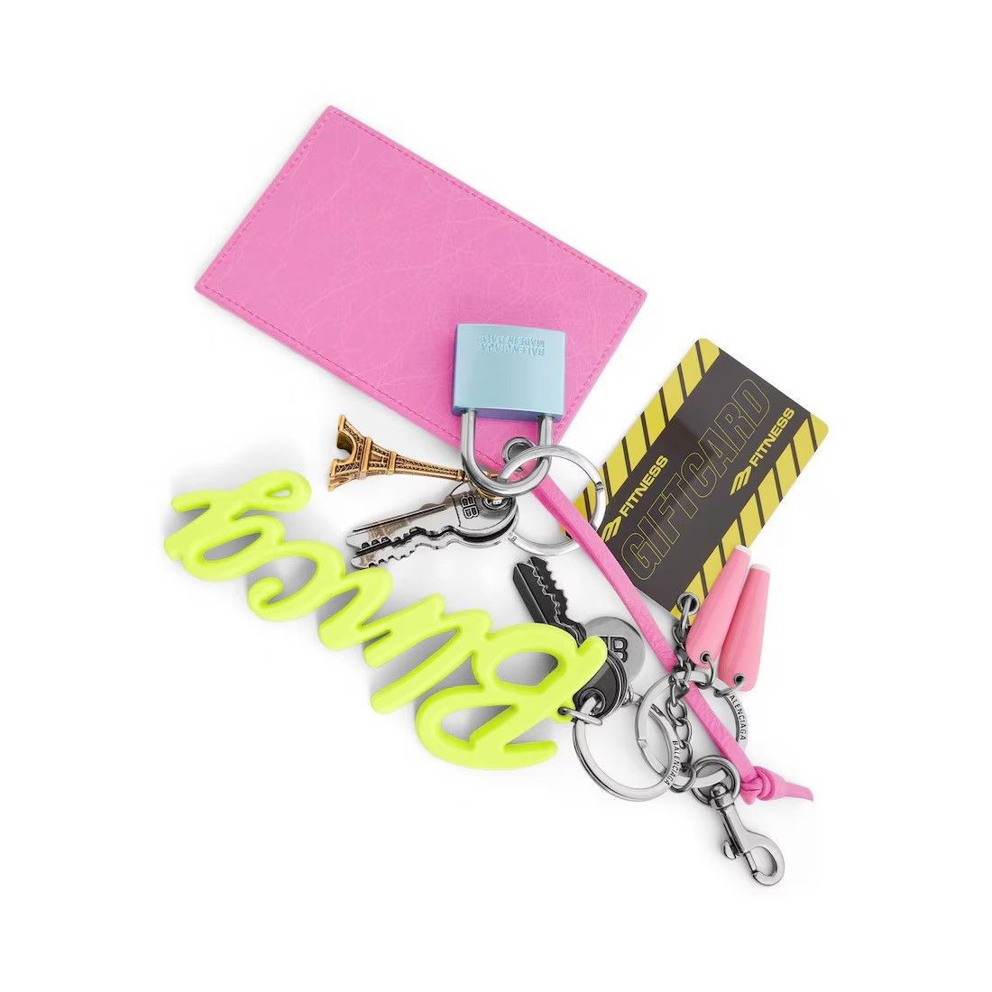 Balenciaga Medium subway mirror keyring Size ONE SIZE - 1 Thumbnail