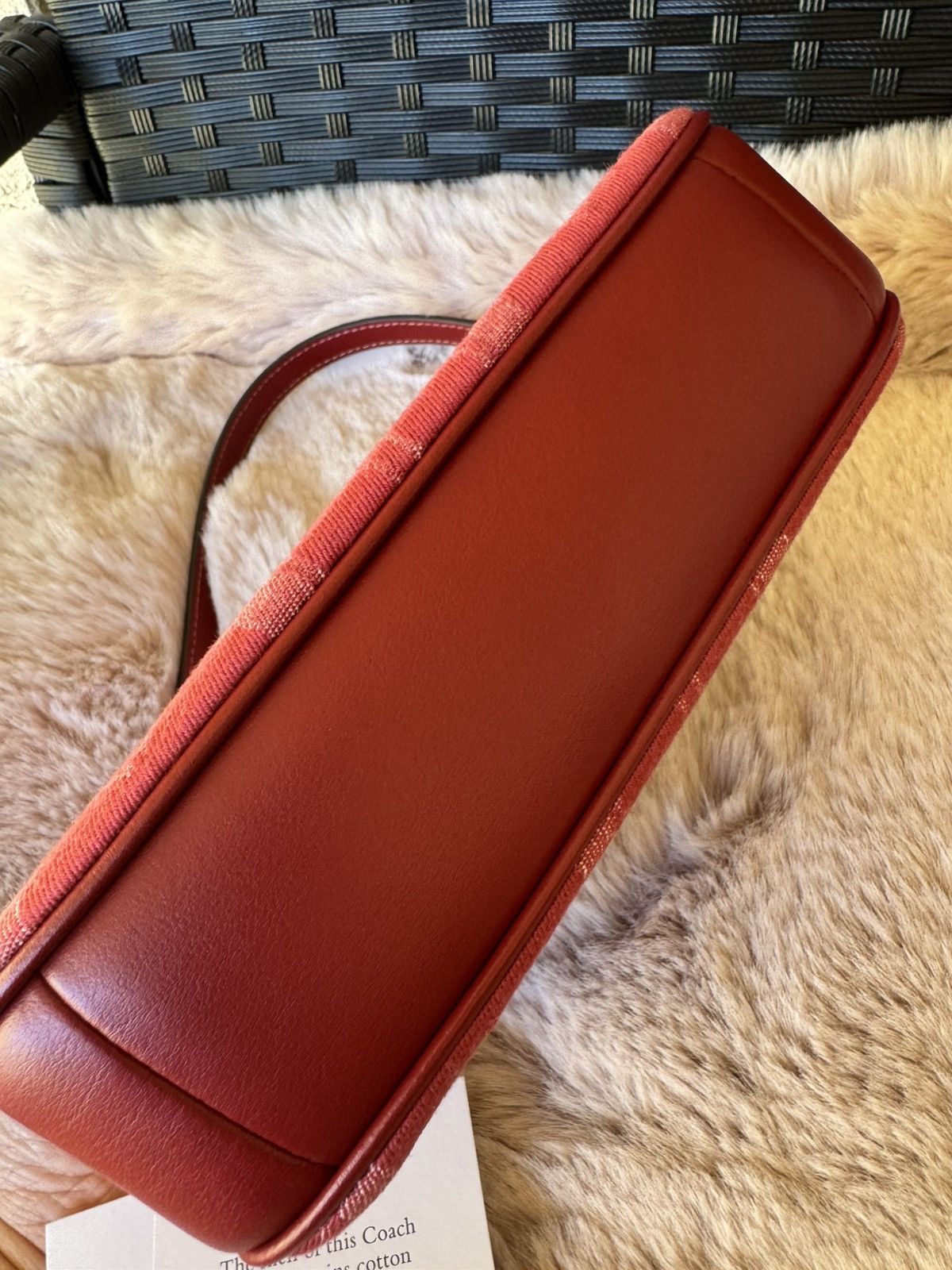 Coach Coach Nolita 19 In Signature Denim denim/Silver/True Red Size ONE SIZE - 4 Thumbnail