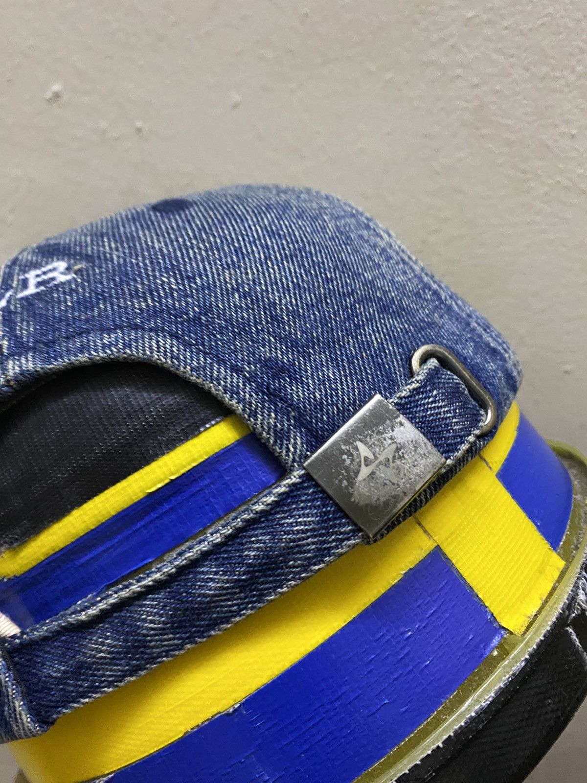 Other BLR Grunge Denim Distressed Washout Avant Garde Cap Size ONE SIZE - 6 Thumbnail