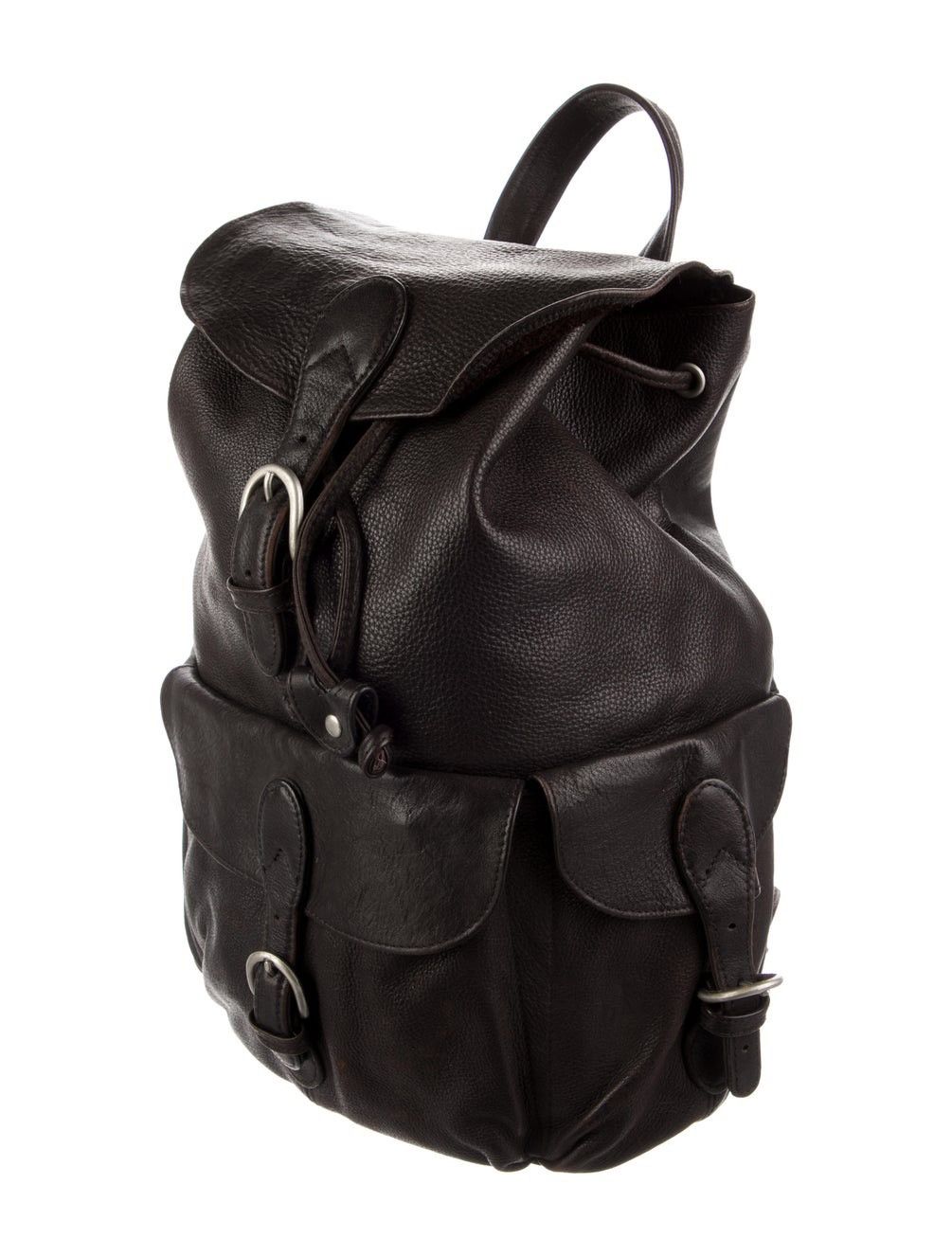 If Six Was Nine Genuine vintage brown LONDON FOG leather backpack Size 30 - 2 Thumbnail