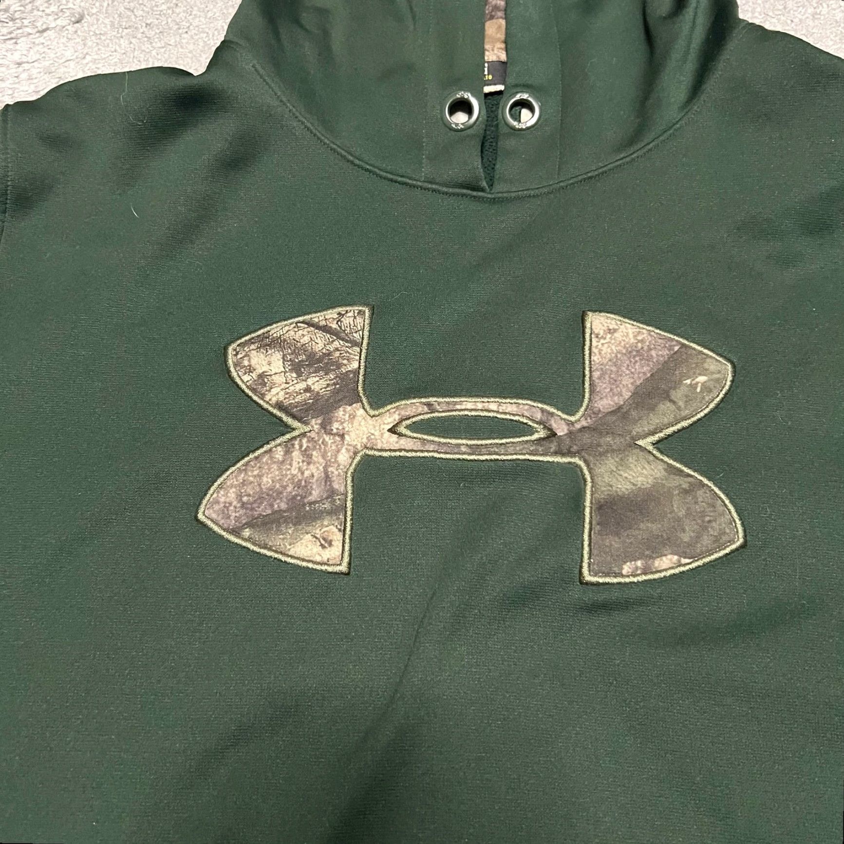 Under Armour Under Armour Hoodie Mens XL Storm Camo Sweatshirt Green Camouflage Size US XL / EU 56 / 4 - 2 Thumbnail