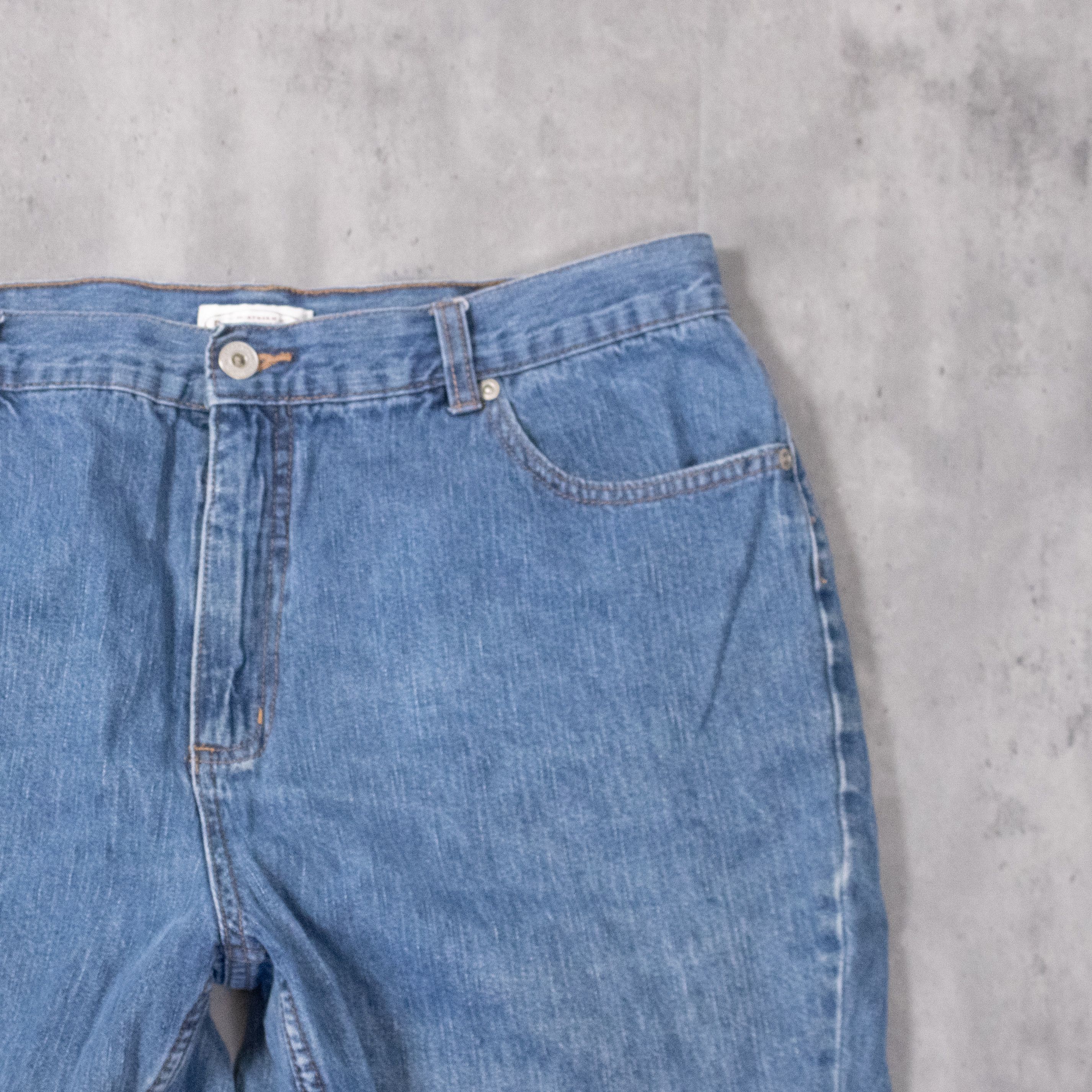 Northern Reflections Y2K 2000's Crazy Midwash Baggy Fit Capris Shorts Size US 34 / EU 50 - 6 Thumbnail