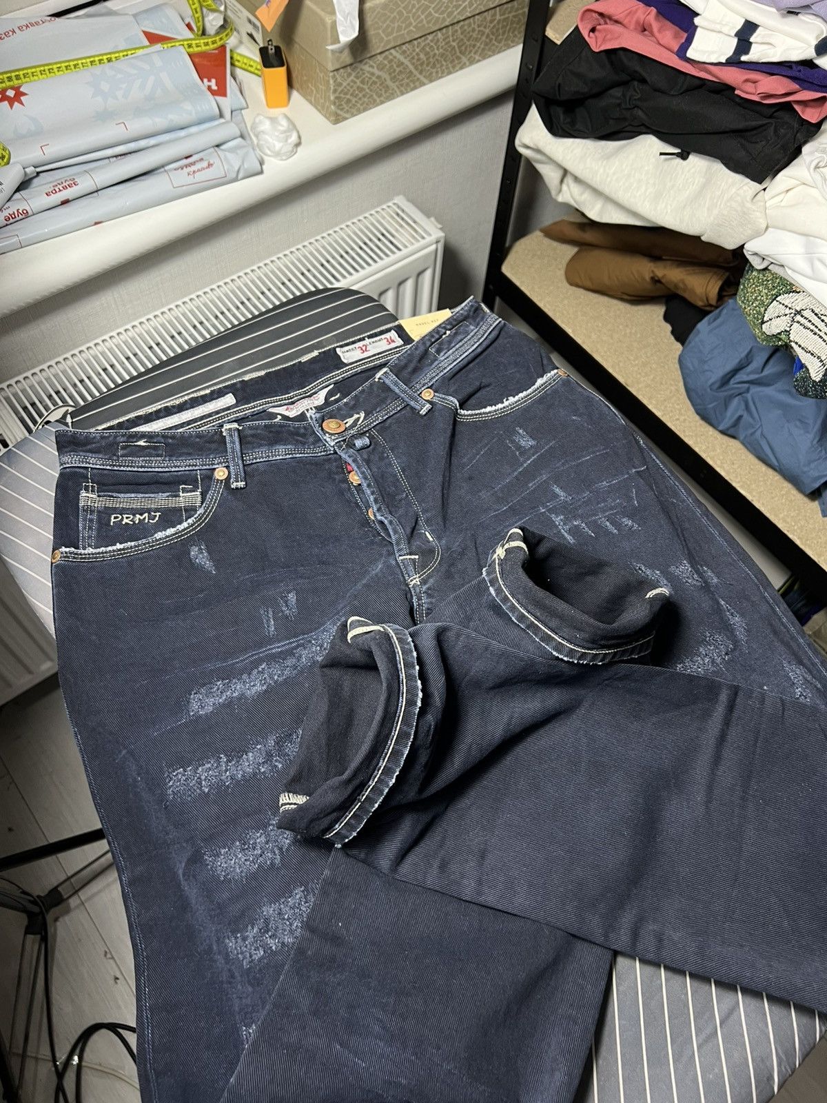 Jacob Cohen Jacob Cohen Premium Edition Denim Jeans Distressed Dark Blue Size US 32 / EU 48 - 15 Thumbnail