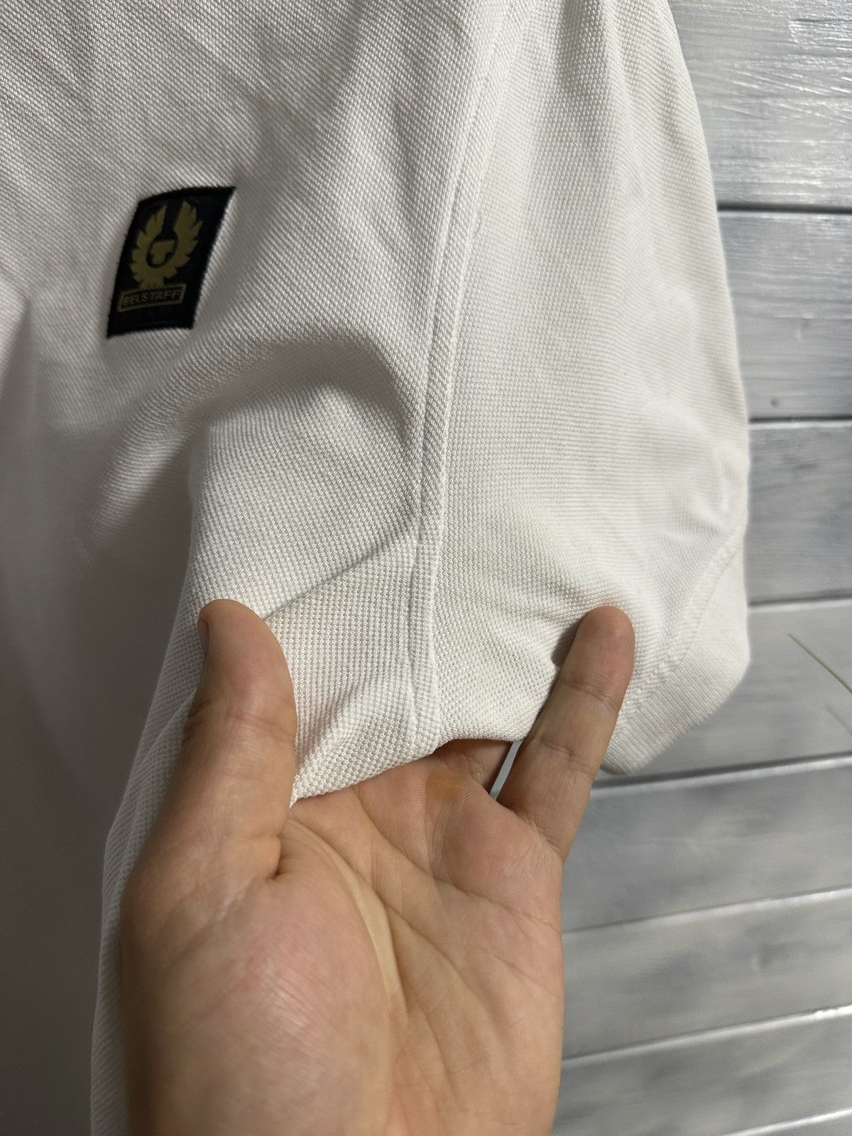Belstaff Rare Luxury Polo Belstaff Patch Program Small Logo Size US M / EU 48-50 / 2 - 8 Thumbnail