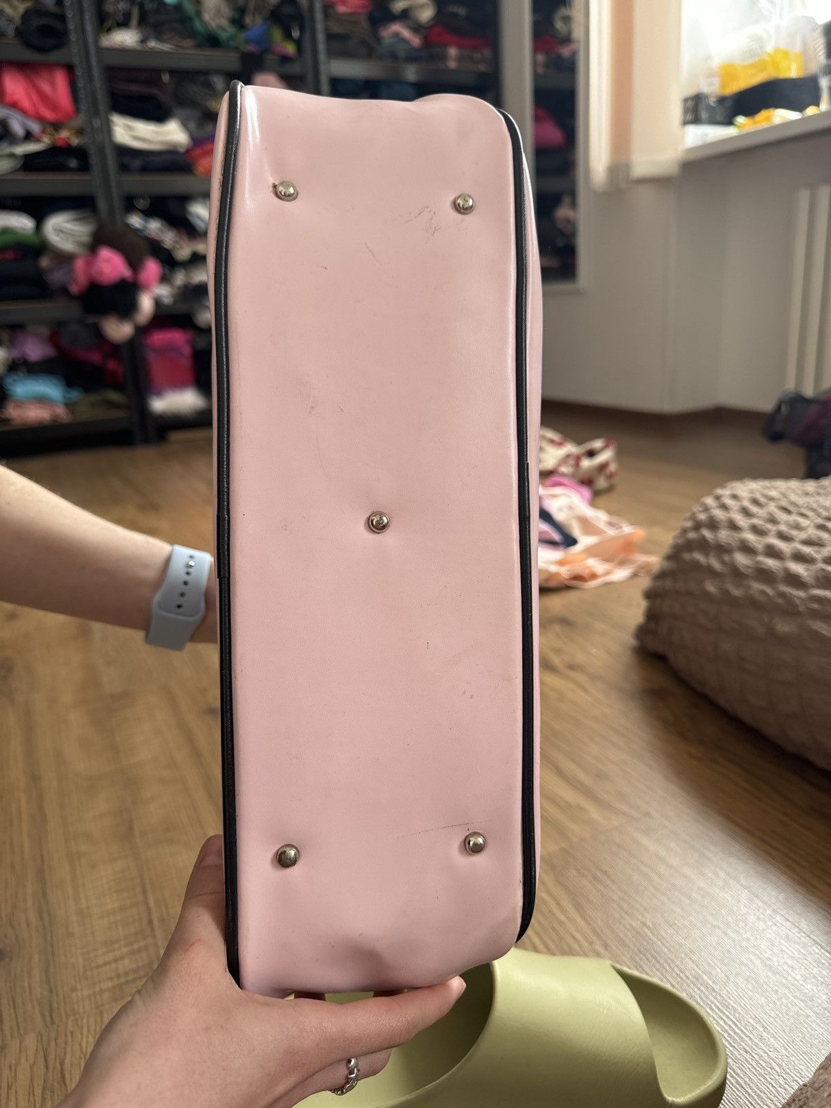Von Dutch VINTAGE VON DUTCH LACQUER CUTE PINK HANDLE BAG Size ONE SIZE - 7 Thumbnail